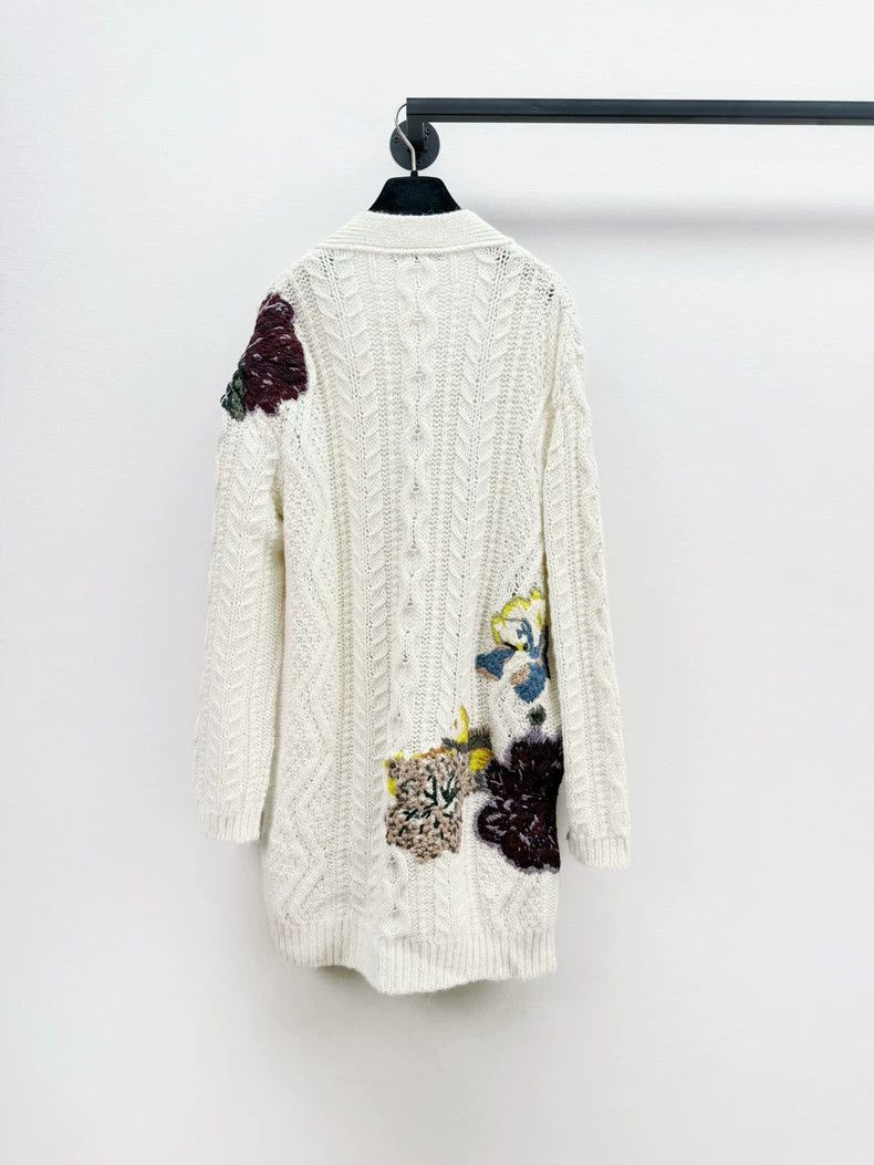 Valentino Valentino Floral knitted cardigan Size S / US 4 / IT 40 - 7 Thumbnail