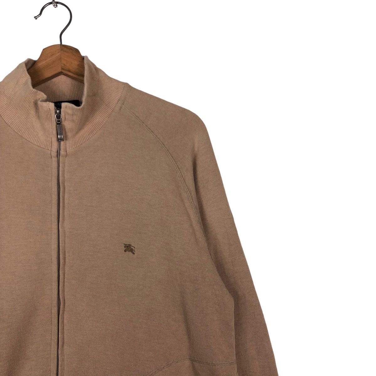 Burberry 🔥Vintage Sweater Jacket Zipper Burberry London Nova Check Size US M / EU 48-50 / 2 - 6 Thumbnail