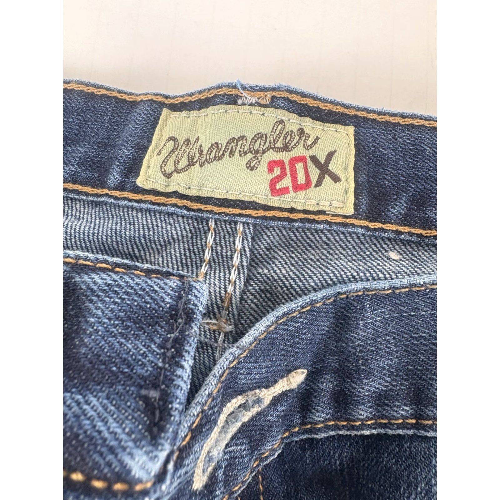 Wrangler VINTAGE Wrangler 20X Men’s Jeans Size 38x32 Blue Cotton Cowboy Western Denim Size US 38 / EU 54 - 3 Thumbnail