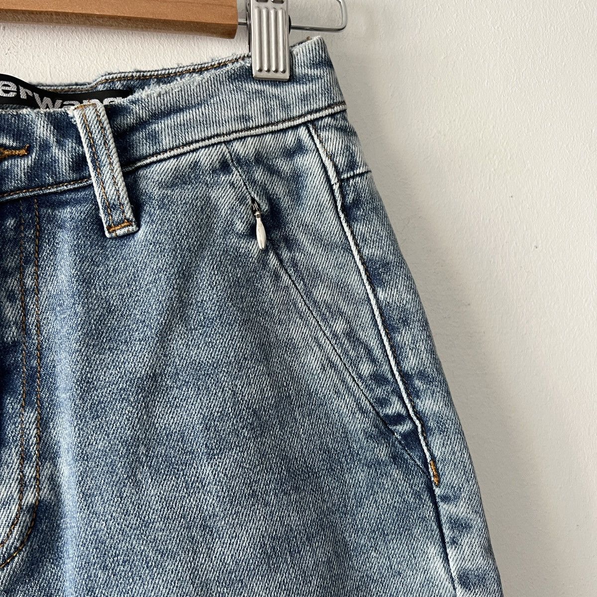 Alexander Wang Alexander Wang Blue Cotton Jeans Size 25" / US 0 / IT 36 - 4 Thumbnail