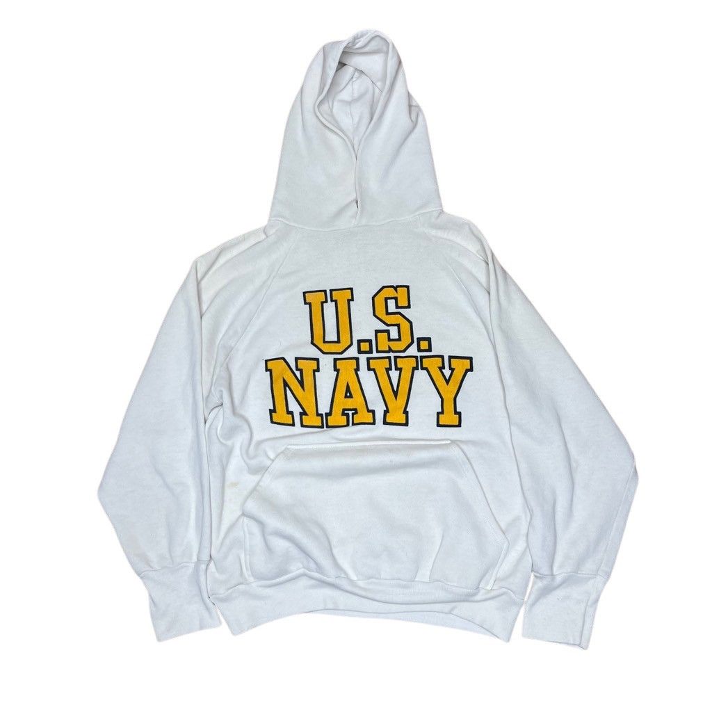 Vintage American Vintage 80s US Navy Hoodie Medium Size M / US 6-8 / IT 42-44 - 1 Thumbnail
