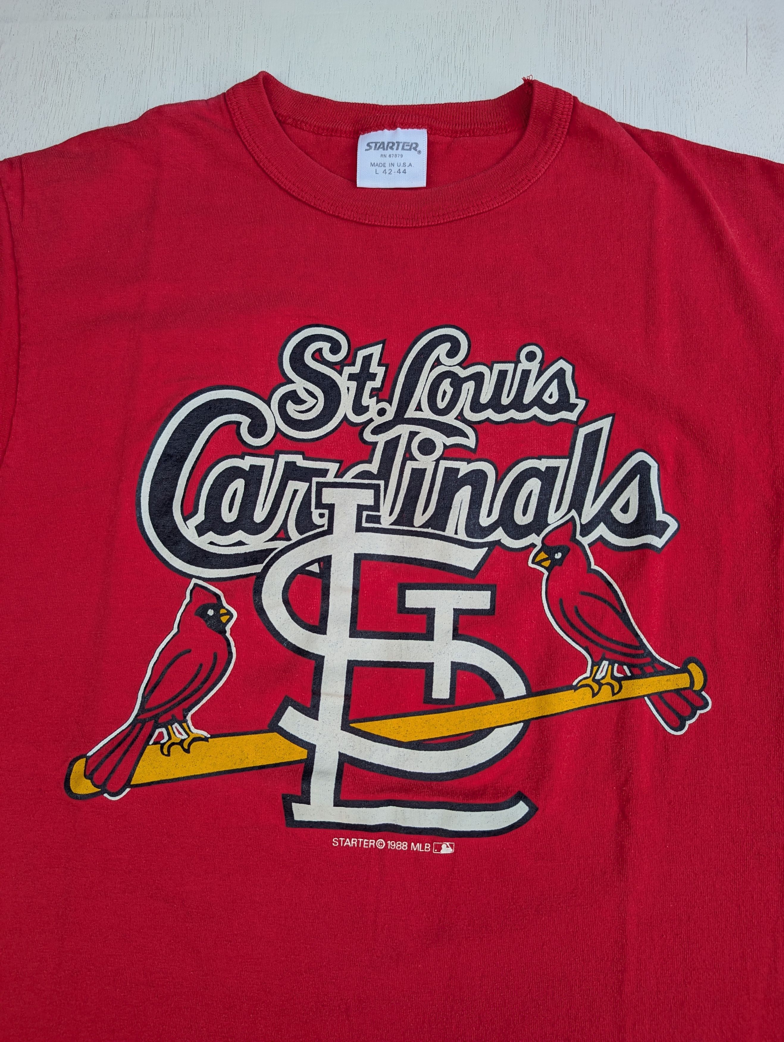 MLB × Starter × Vintage Vintage 1988 Starter St. Louis Cardinals graphic t shirt Size US L / EU 52-54 / 3 - 5 Thumbnail