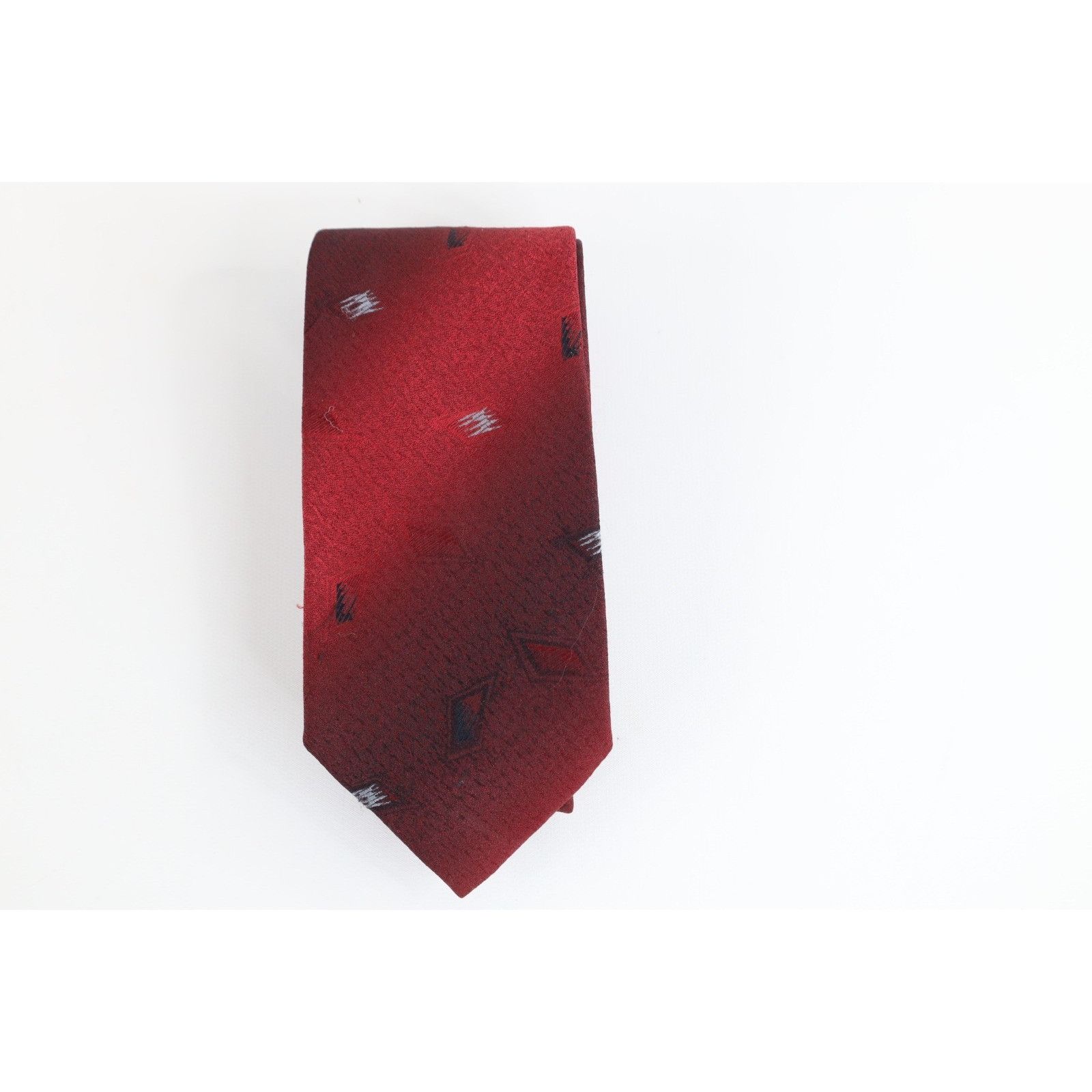 Vintage Vintage 80s 90s Streetwear Ombre Diamond Neck Tie Necktie Size ONE SIZE - 1 Thumbnail