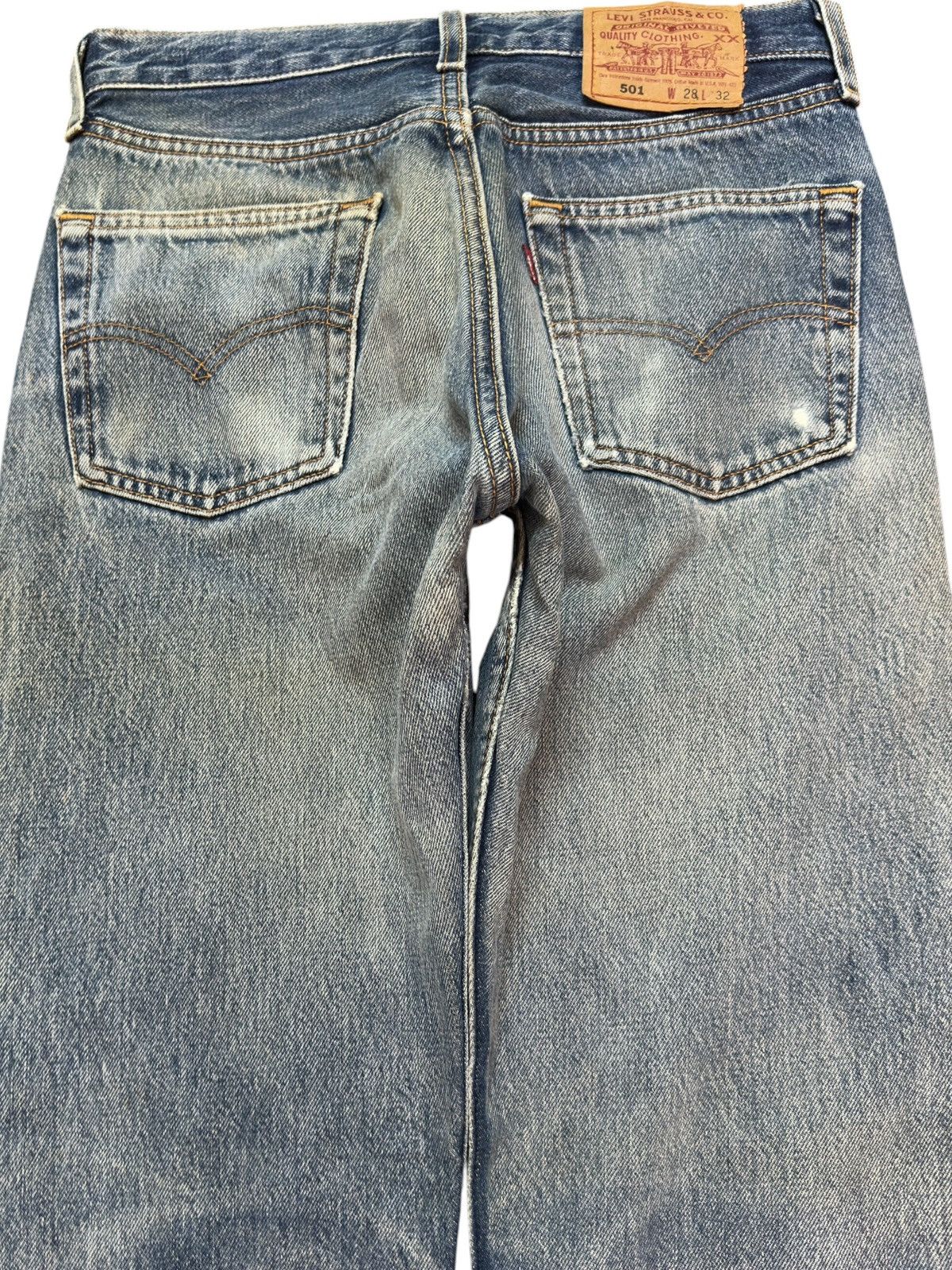 Levi's Vintage Clothing Vintage Levi’s 501 Faded Mudwash Grunge Distressed Denim Size US 28 / EU 44 - 5 Thumbnail