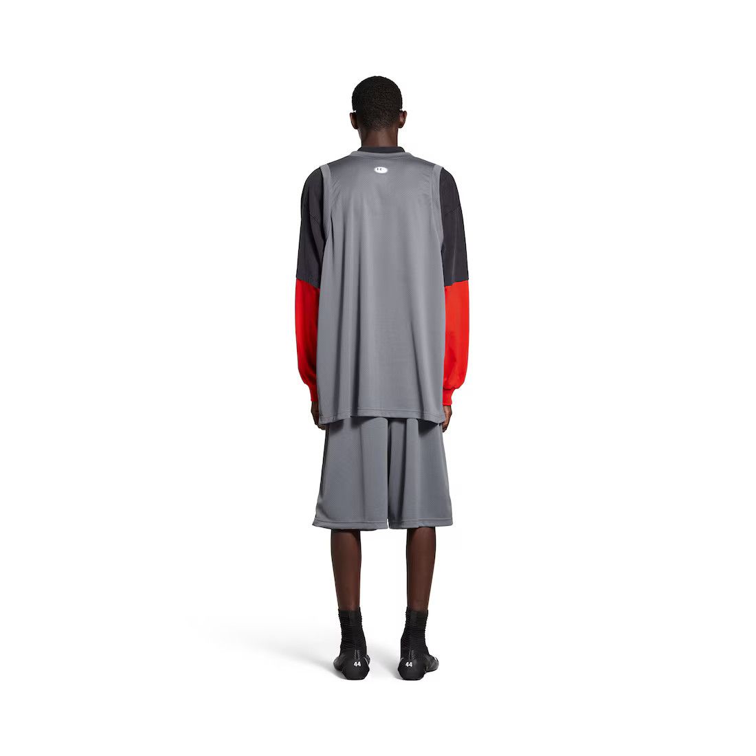 Balenciaga × Under Armour o1bcso1str0525 Under Armour® Triple Layered T-Shirt Size US L / EU 52-54 / 3 - 3 Thumbnail
