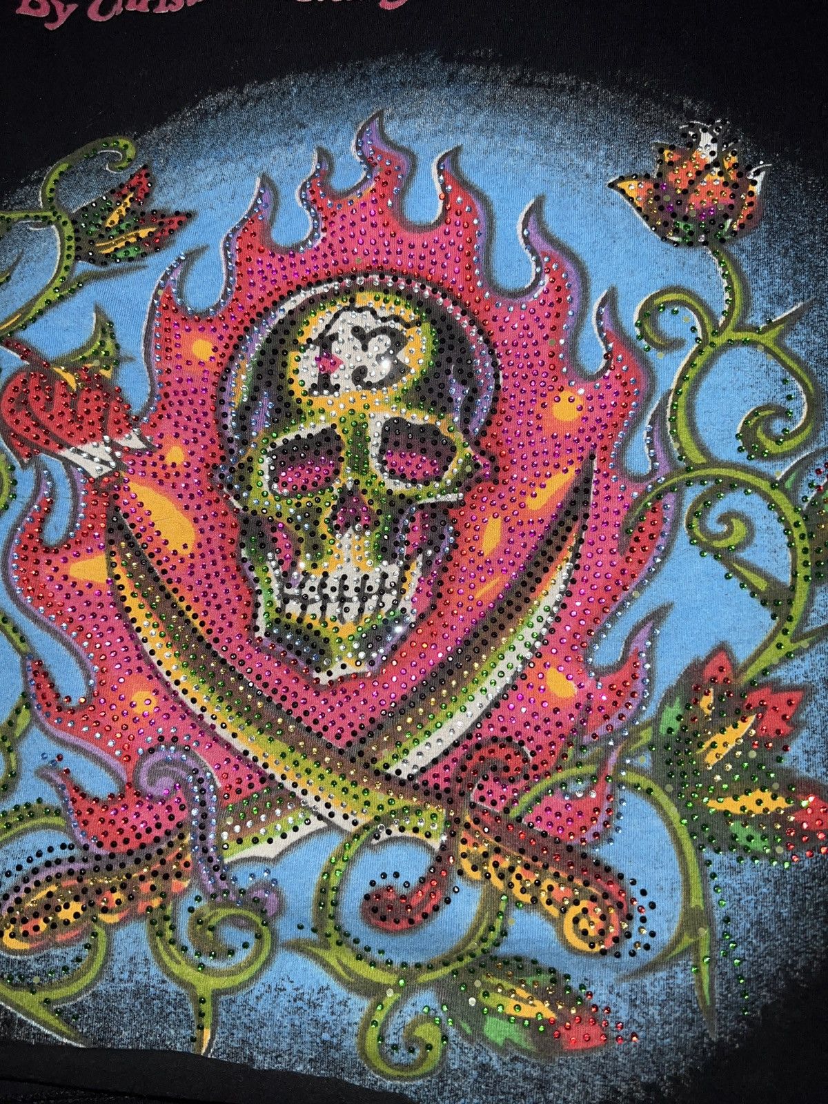 Ed Hardy Ed Hardy rhinestone skull top☠️ Size M / US 6-8 / IT 42-44 - 6 Thumbnail
