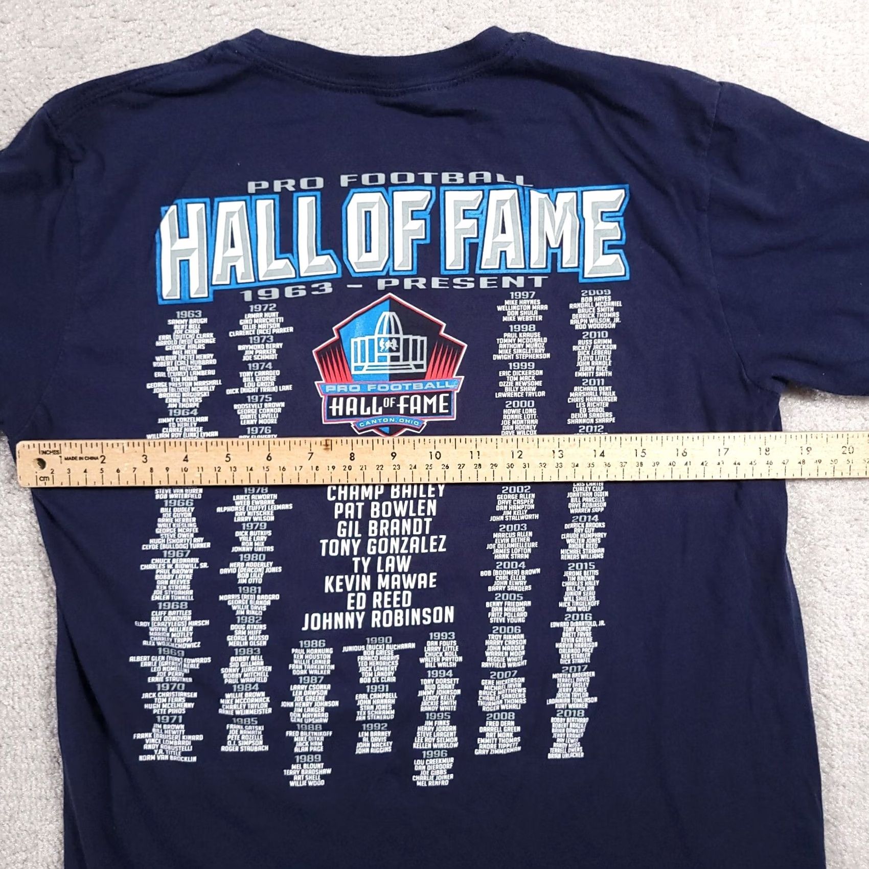 NFL NFL Pro Football Hall Of Fame T Shirt Mens Medium Blue Limited Edition Canton Ohio Shirt Size US M / EU 48-50 / 2 - 6 Thumbnail