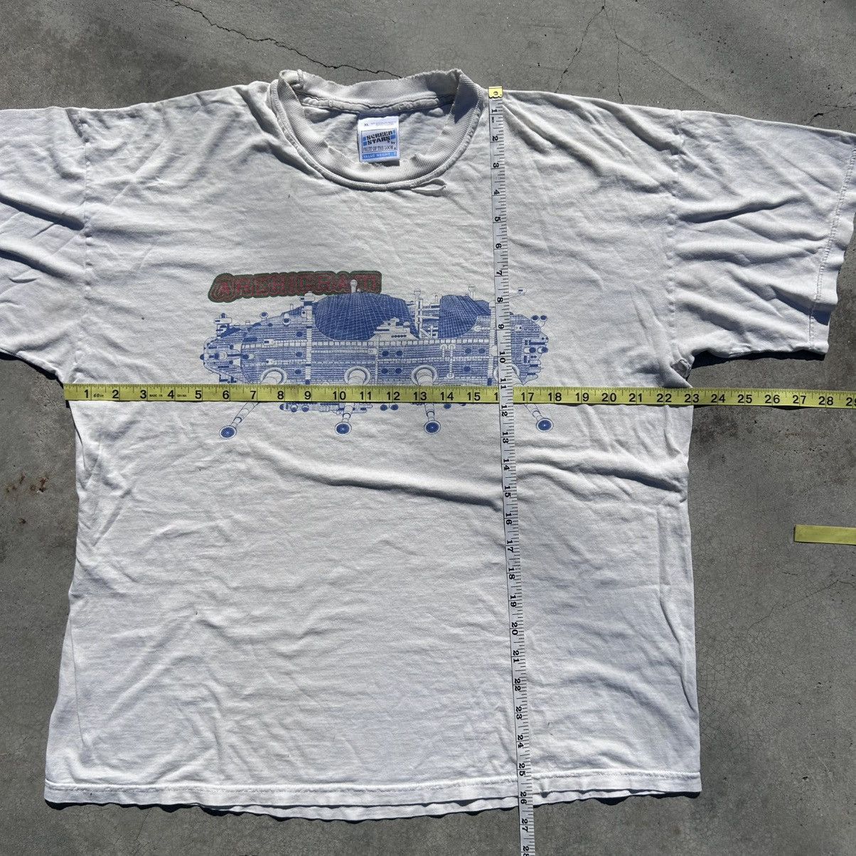 Fruit Of The Loom Vintage Archigram “Walking City” Graphic Tee 1984 Print / XL Size US XL / EU 56 / 4 - 8 Thumbnail