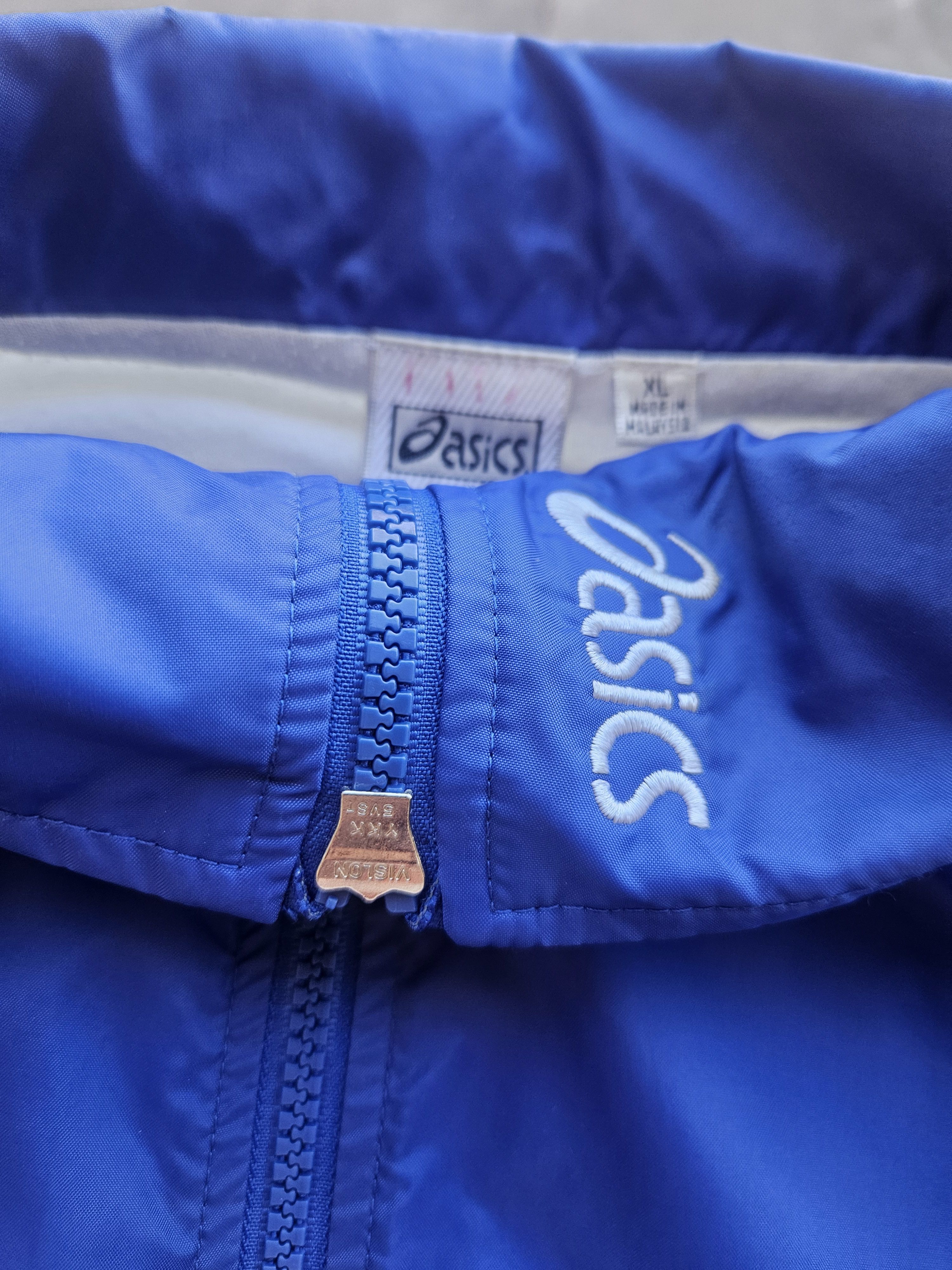 Asics Asics Full Zip-Up Vintage Windbreaker Size US XL / EU 56 / 4 - 3 Thumbnail