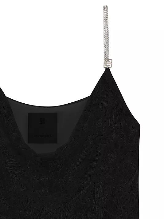 Givenchy o1w1db10325 4G Chain Lace Top in Black Size XS / US 0-2 / IT 36-38 - 2 Thumbnail