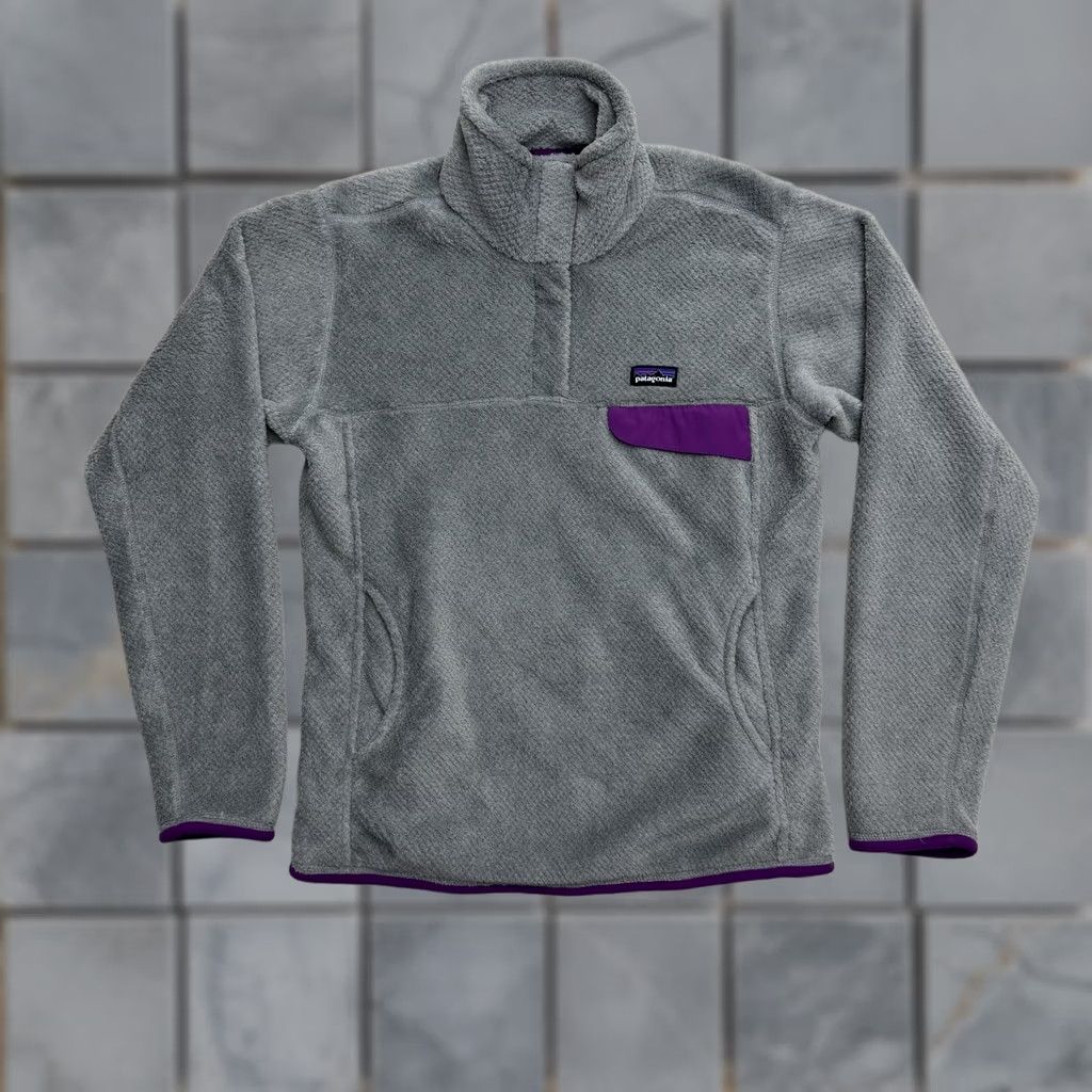 Patagonia Patagonia Sweatshirt Womens M Gray Fleece Snap Pullover Outdoor Size M / US 6-8 / IT 42-44 - 1 Thumbnail