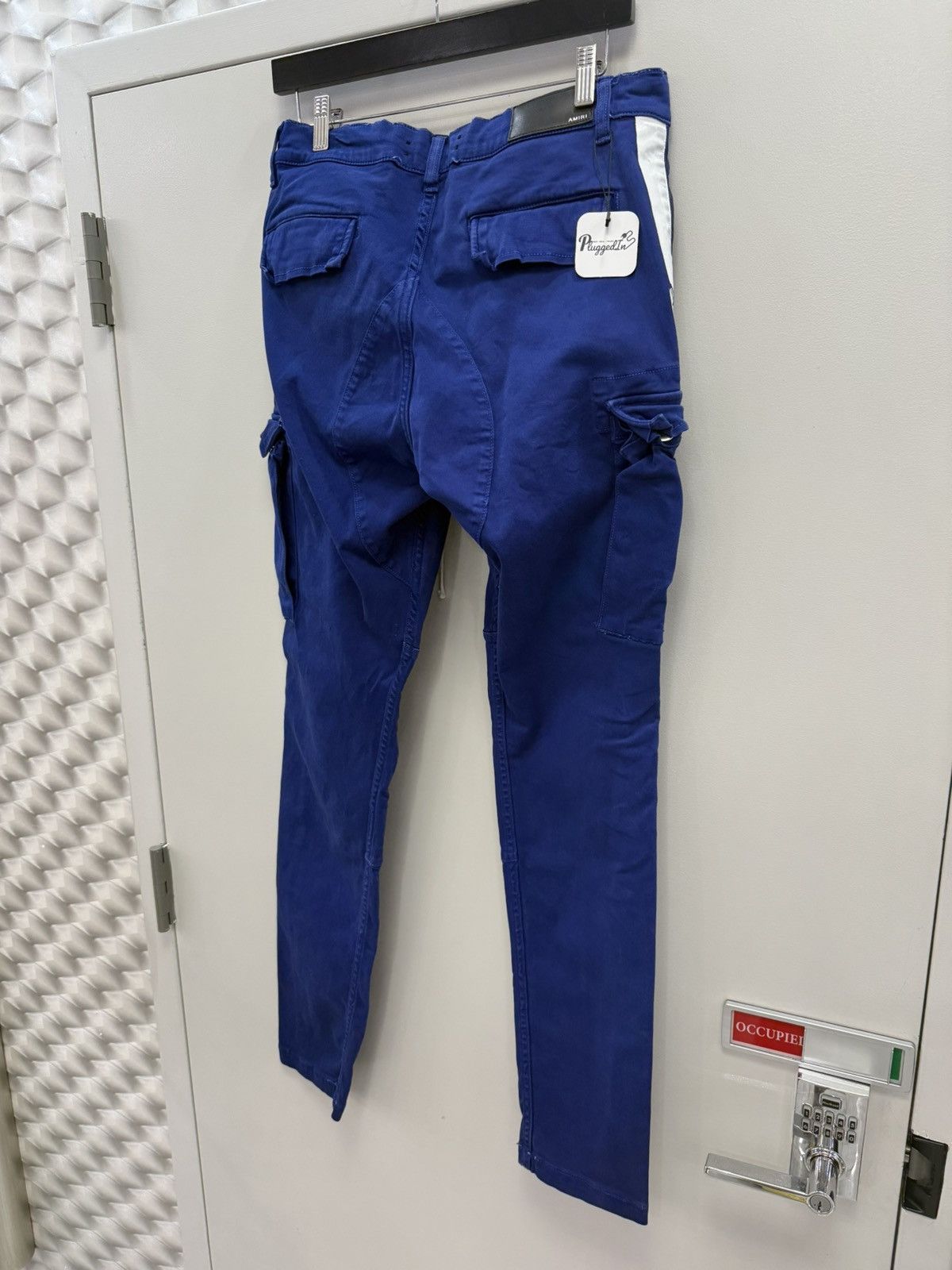 Amiri Amiri Blue Cargo Jeans Size US 33 - 6 Thumbnail