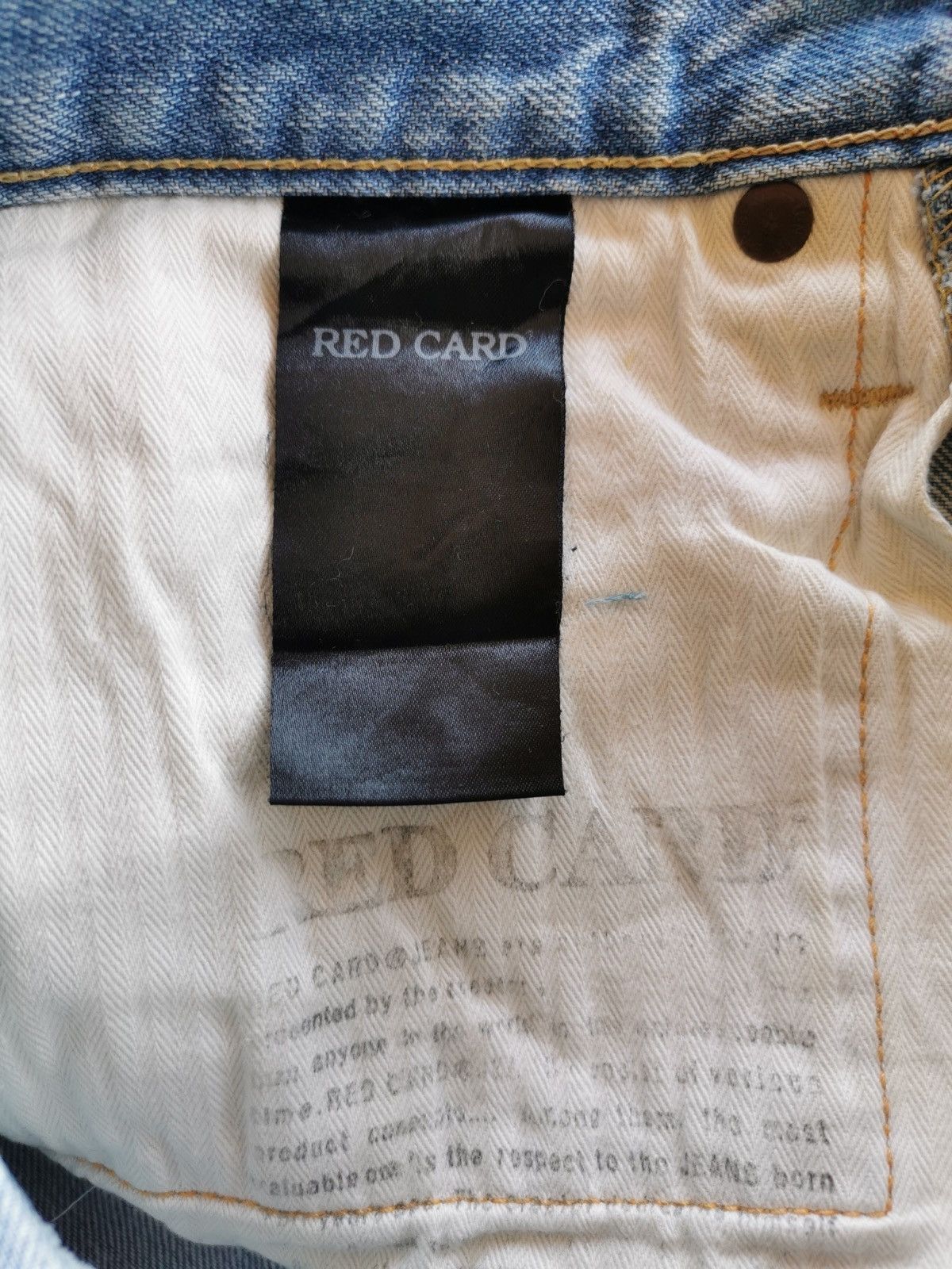 Undercover Red Card Jeans Size US 30 / EU 46 - 11 Thumbnail