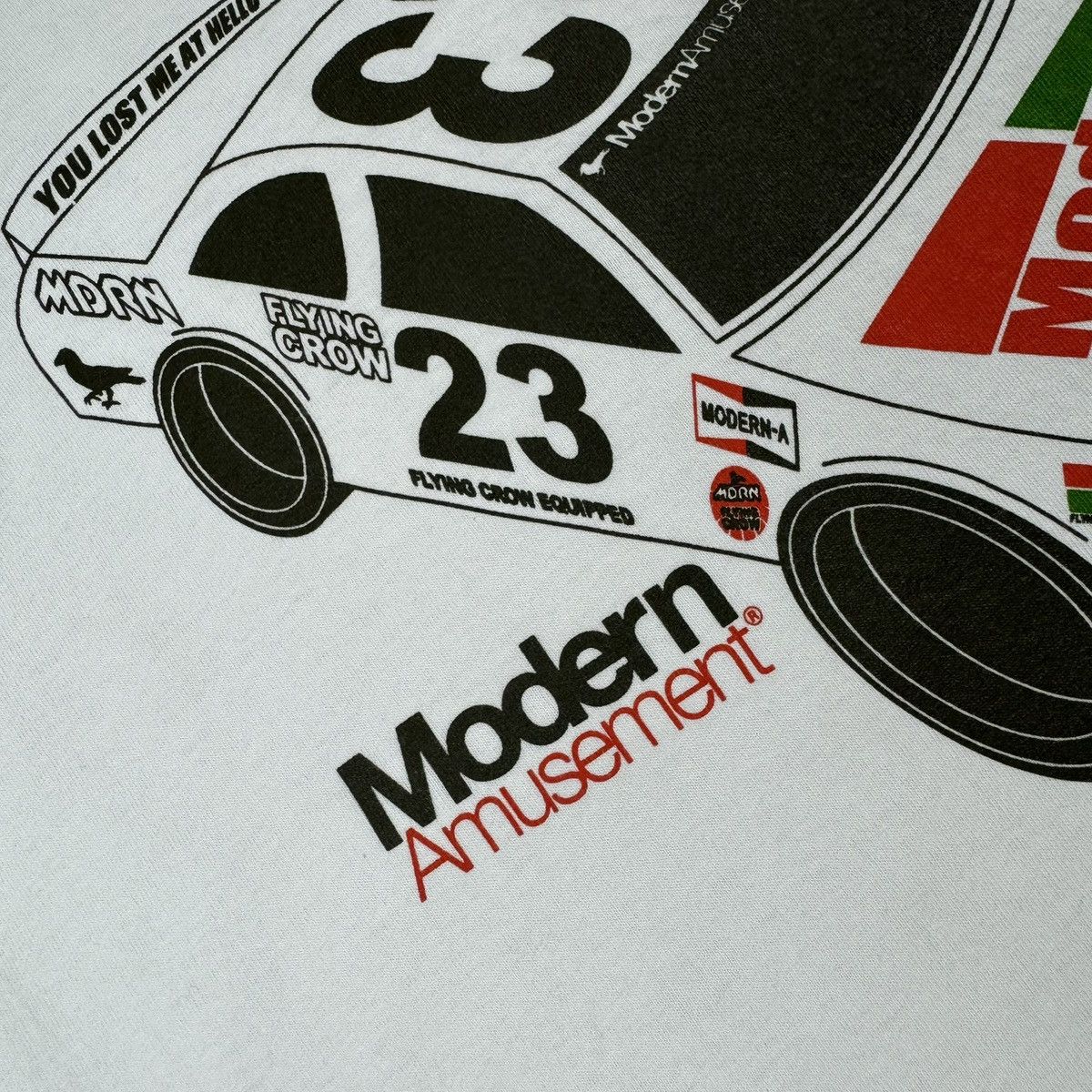 Modern Amusement Modern Amusement Raglan NASCAR Racing Car Graphic T-shirt Size US M / EU 48-50 / 2 - 7 Thumbnail