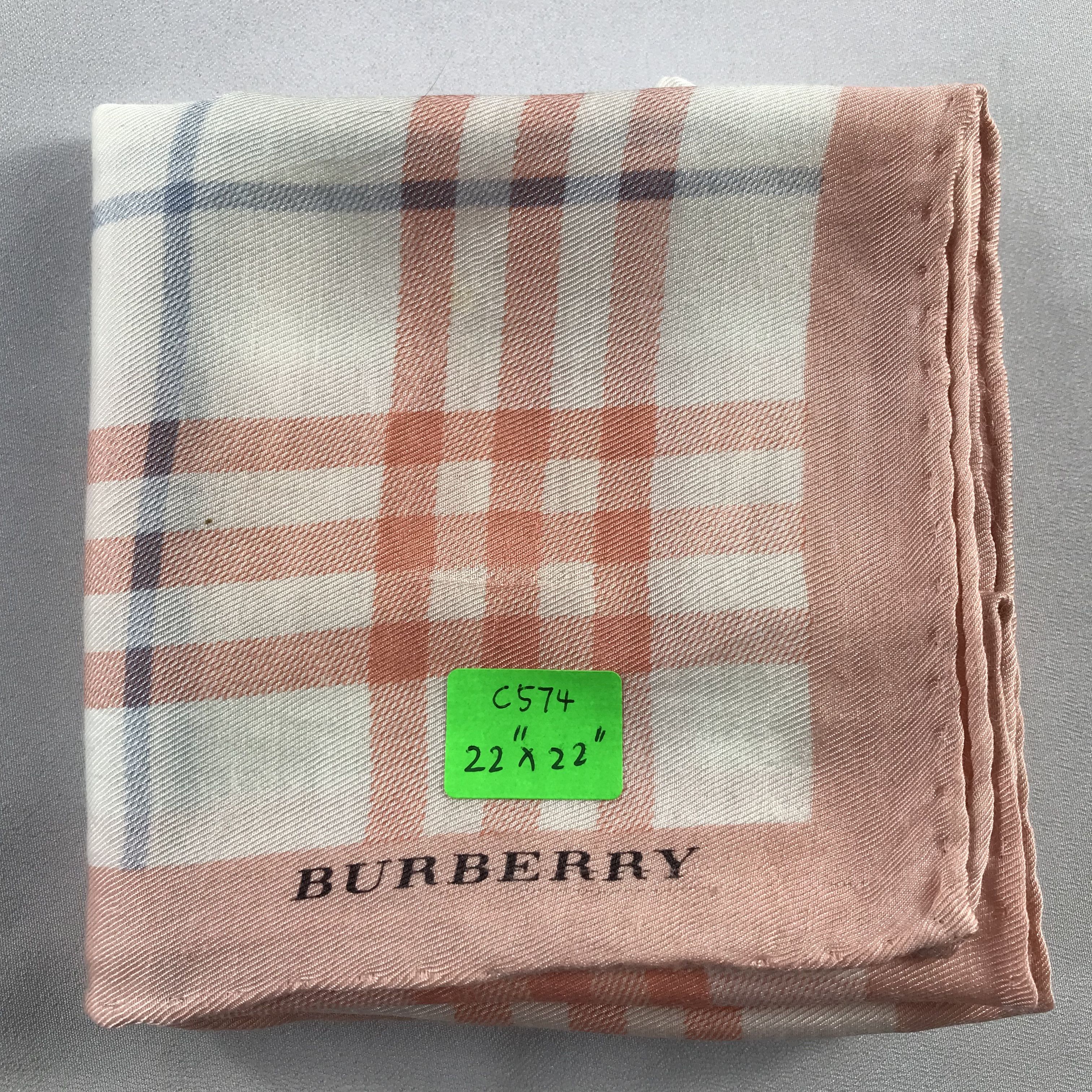 Burberry Burberry Handkerchief / Bandana / Neckerchief C574 Size ONE SIZE - 9 Thumbnail