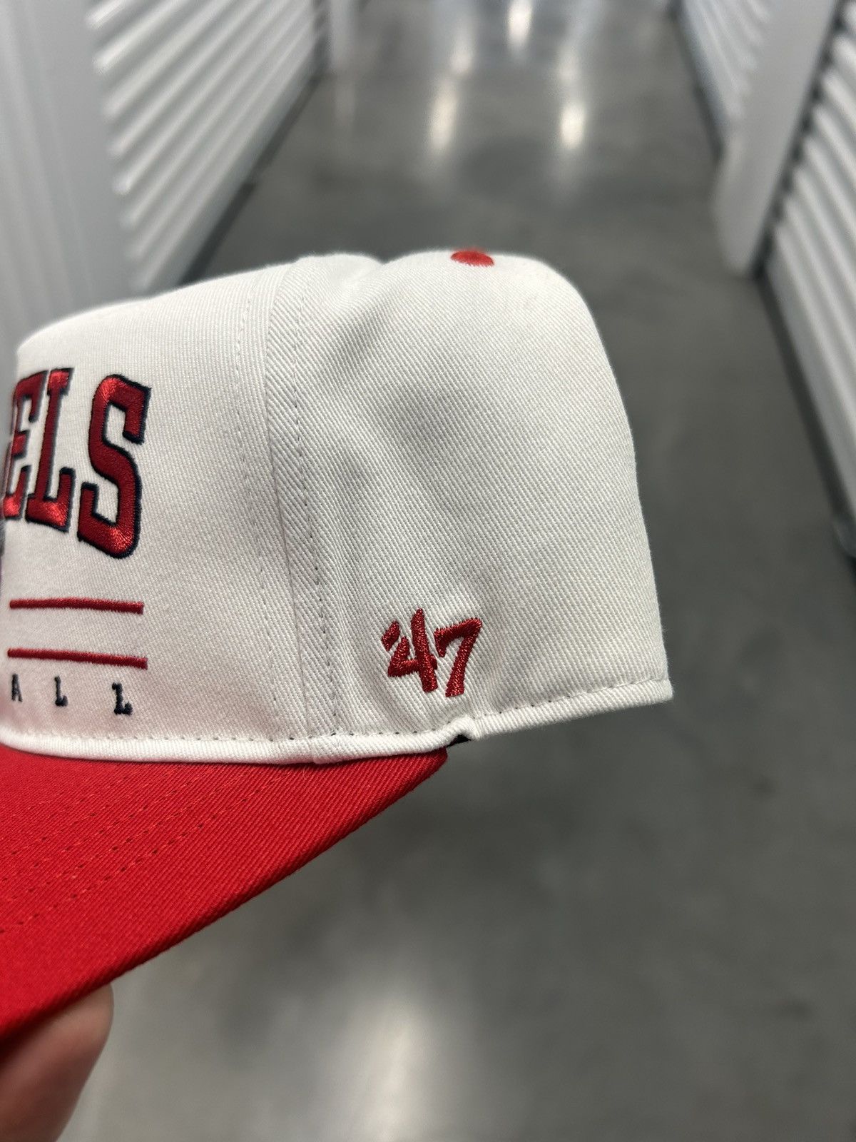 47 White and red New Era 47 Angels snapback cap Size ONE SIZE - 2 Thumbnail
