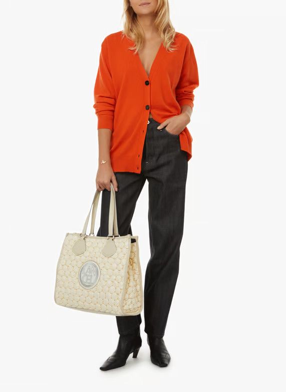 Jil Sander o1y1025 Cardigan in Orange Size L / US 10 / IT 46 - 4 Thumbnail