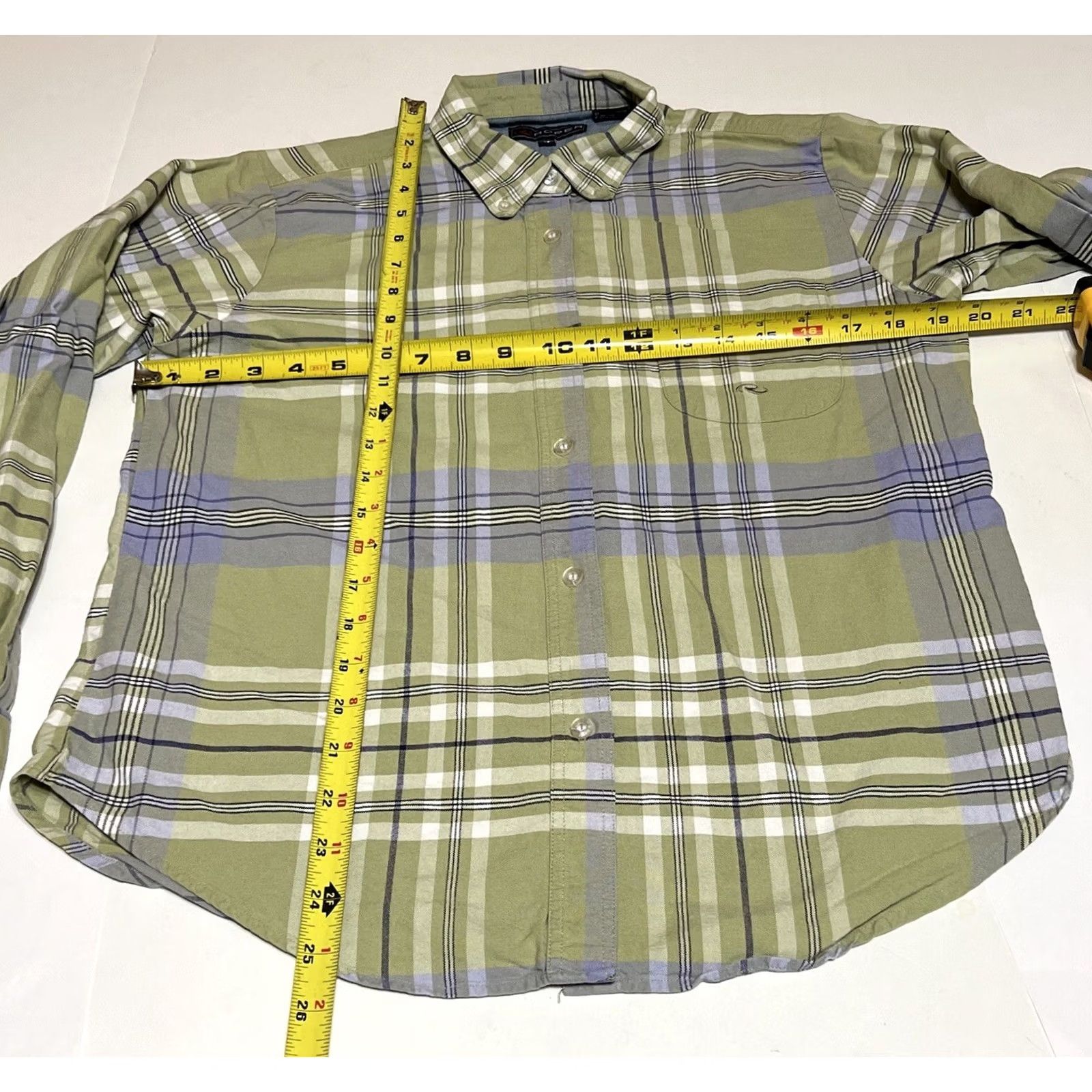 Roper Roper Shirt Western Button-Up Long Sleeve Green Plaid M Womens Medium Casual Cotton Button Front Neck Collared Vintage No Size M / US 6-8 / IT 42-44 - 4 Thumbnail