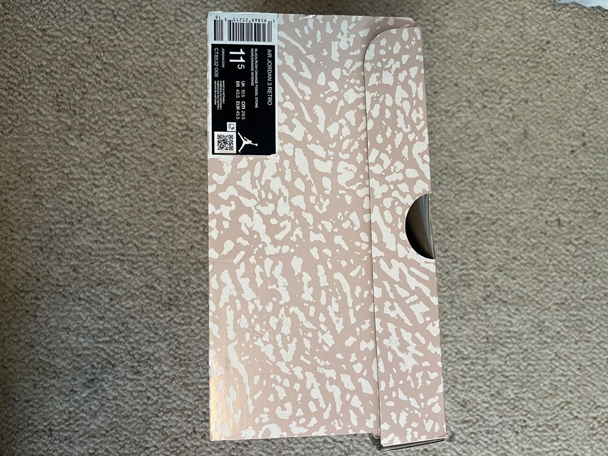 Jordan Brand Air Jordan 3 Desert Elephant Size US 11.5 / EU 44-45 - 7 Thumbnail