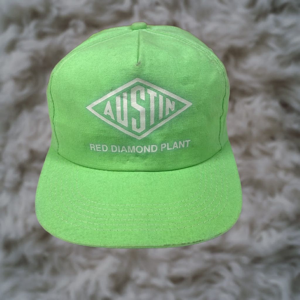Austin Reed VINTAGE Unbranded Hat Trucker Green Adjustable Snapback Cap Men XS? Size ONE SIZE - 1 Thumbnail