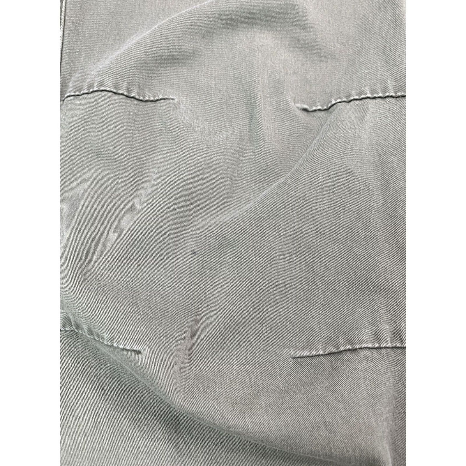 Vintage No Boundaries Faded Green Canvas Slim Fit Drawstring Pull On Joggers XS Mens Joggers XS Green Solid Outdoor Activewear Size US 27 - 6 Thumbnail