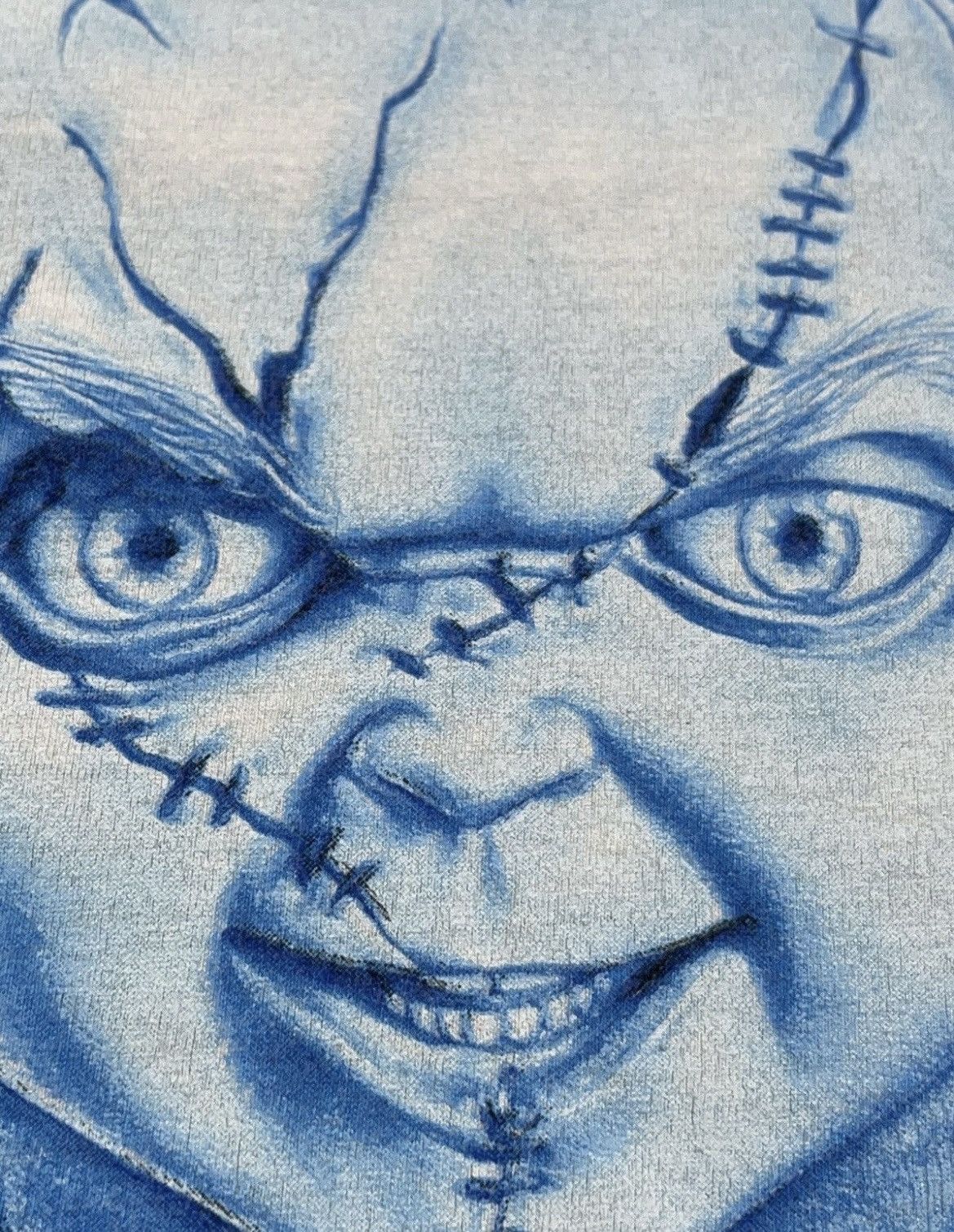 Expert Horror × Vintage Vintage 90s Chucky Horror Movie T-shirt rare movie Size US M / EU 48-50 / 2 - 5 Thumbnail