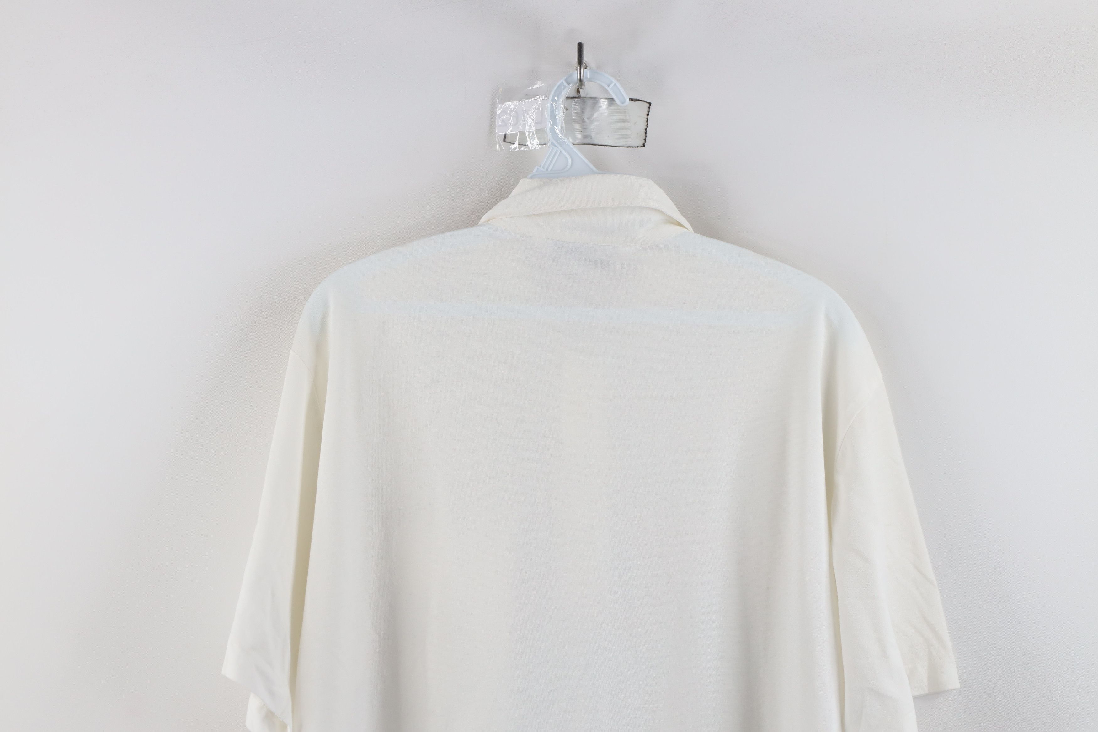 Christian Dior Monsieur × Vintage Vintage 80s 90s Christian Dior Knit Golf Polo Shirt White Size US L / EU 52-54 / 3 - 12 Thumbnail