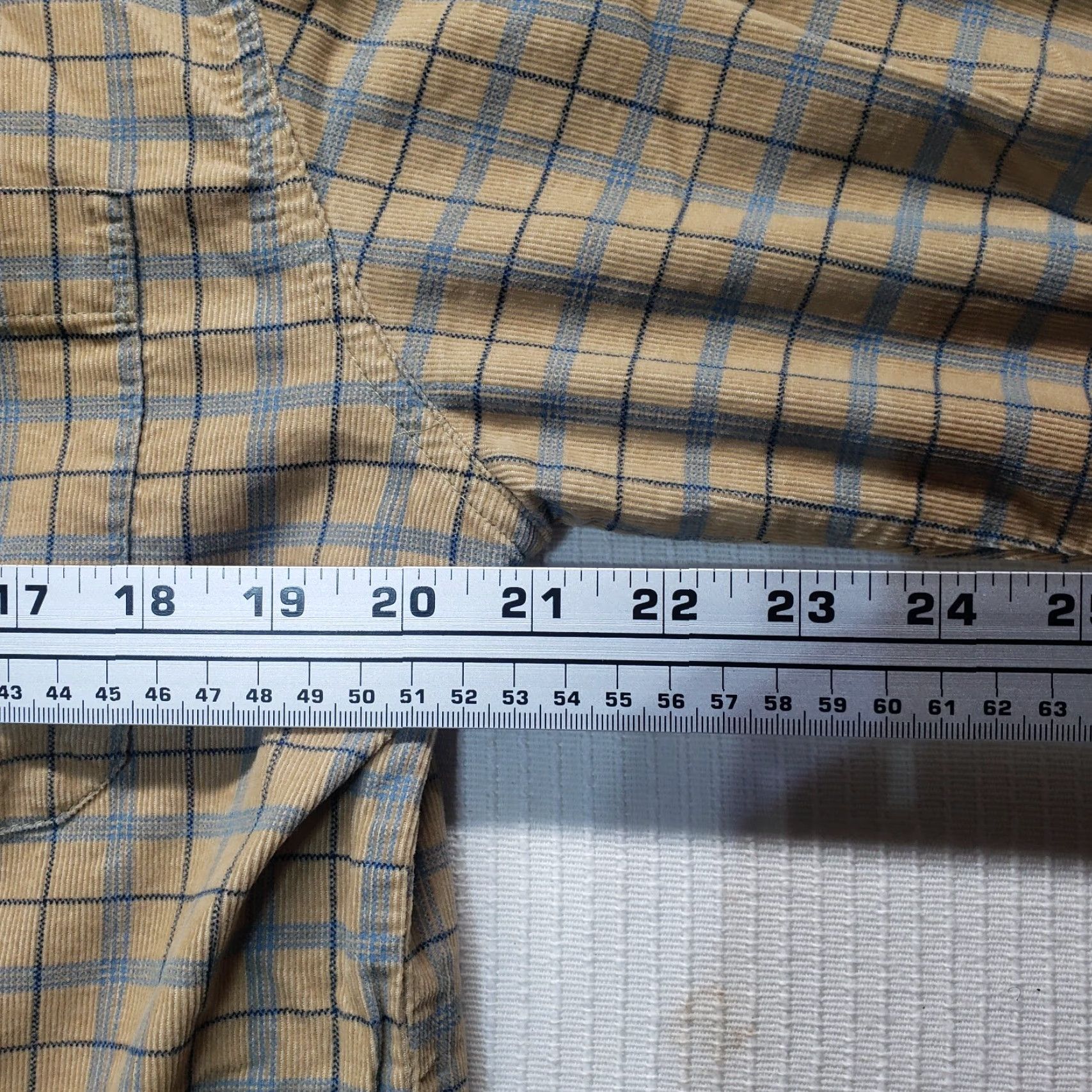 Vintage Ivy Crew Shirt Men Medium Yellow Plaid Flannel Button-Down Casual Cotton Adult Size US M / EU 48-50 / 2 - 5 Thumbnail