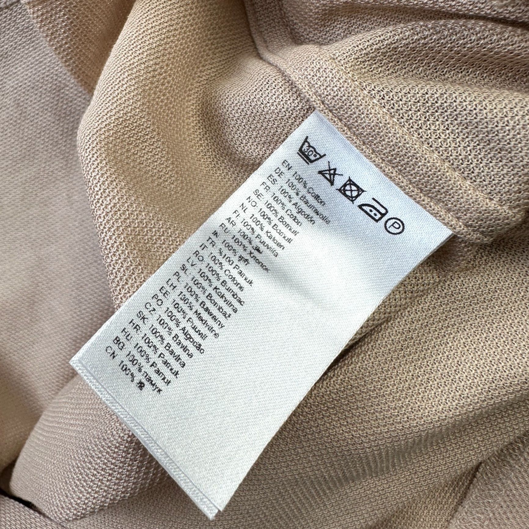 Eton Eton Shirt Mens Medium Beige Tan Button Up Slim Fit Size US M / EU 48-50 / 2 - 7 Thumbnail