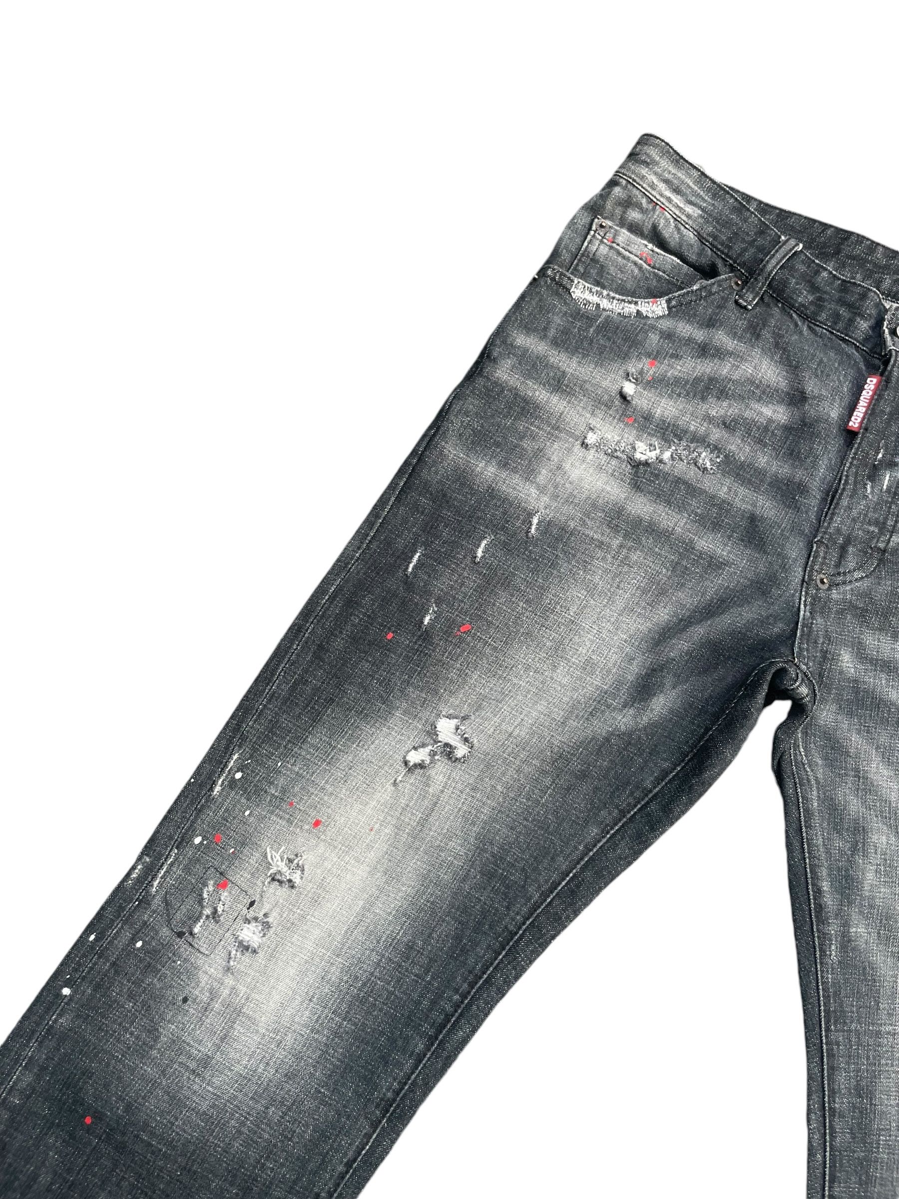 Designer Distresed Custom Dsquared2 Denim Size US 35 - 6 Thumbnail