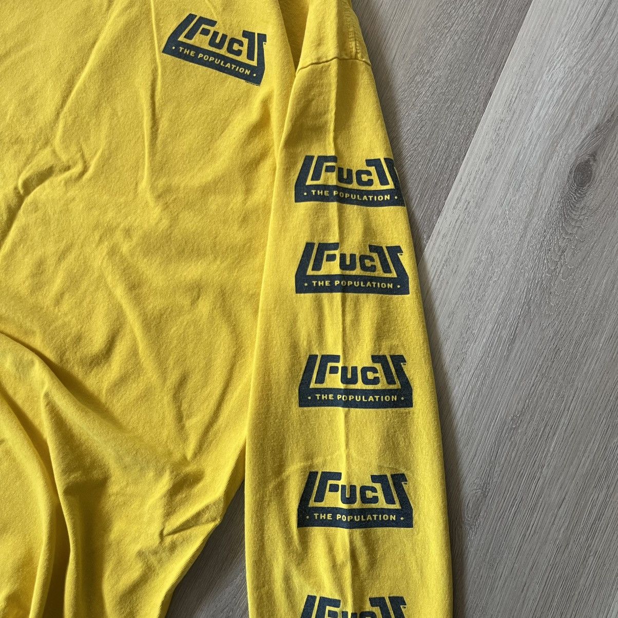 FUCT × Fuck The Population FTP x FUCT Yellow 2017 long sleeve T shirt sz XL Size US XL / EU 56 / 4 - 3 Thumbnail