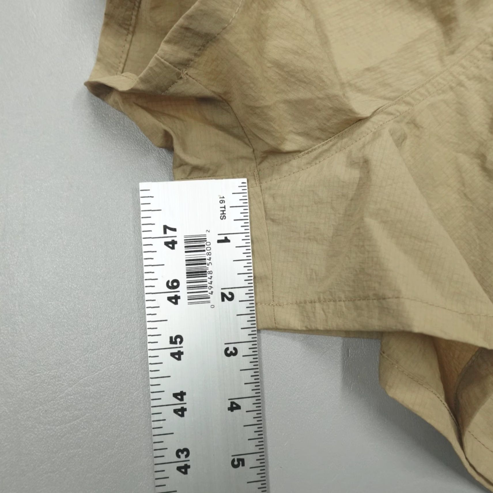 Prana prAna Crossback Shorts Nomad Tan Women's Size S Nylon Hiking Elastic Waist Regular Activewear Summer 3 in Inseam Womens X Nylon? Size 28" / US 6 / IT 42 - 6 Thumbnail