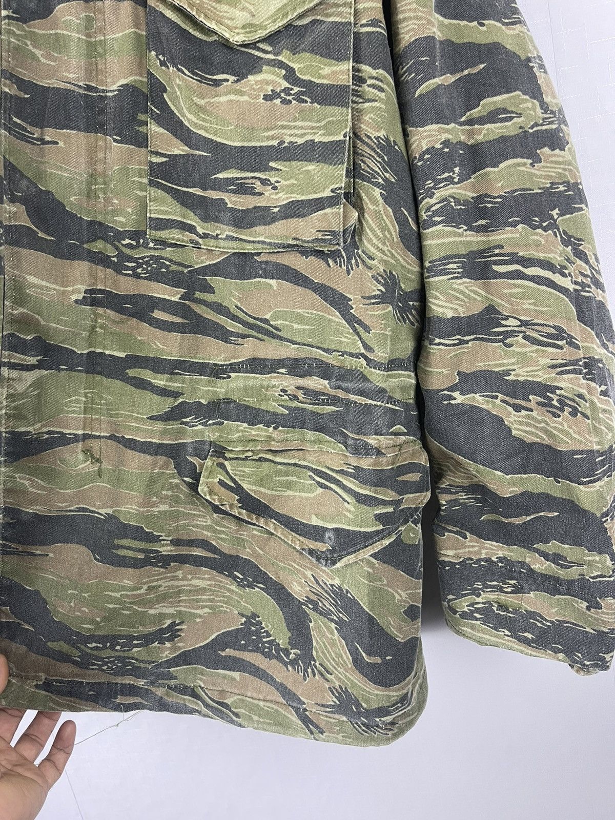 Alpha Industries Vintage Alpha Industries M-65 Tiger Stripe Camo Field Jacket Size US M / EU 48-50 / 2 - 6 Thumbnail