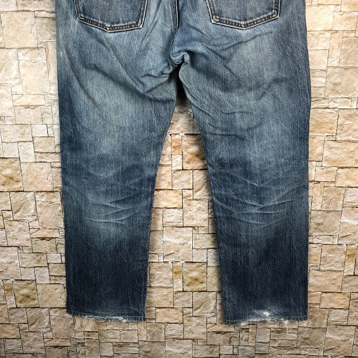 Uniqlo Uniqlo vintage Jeans faded Blue Denim Pants #7578 Size US 32 / EU 48 - 17 Thumbnail