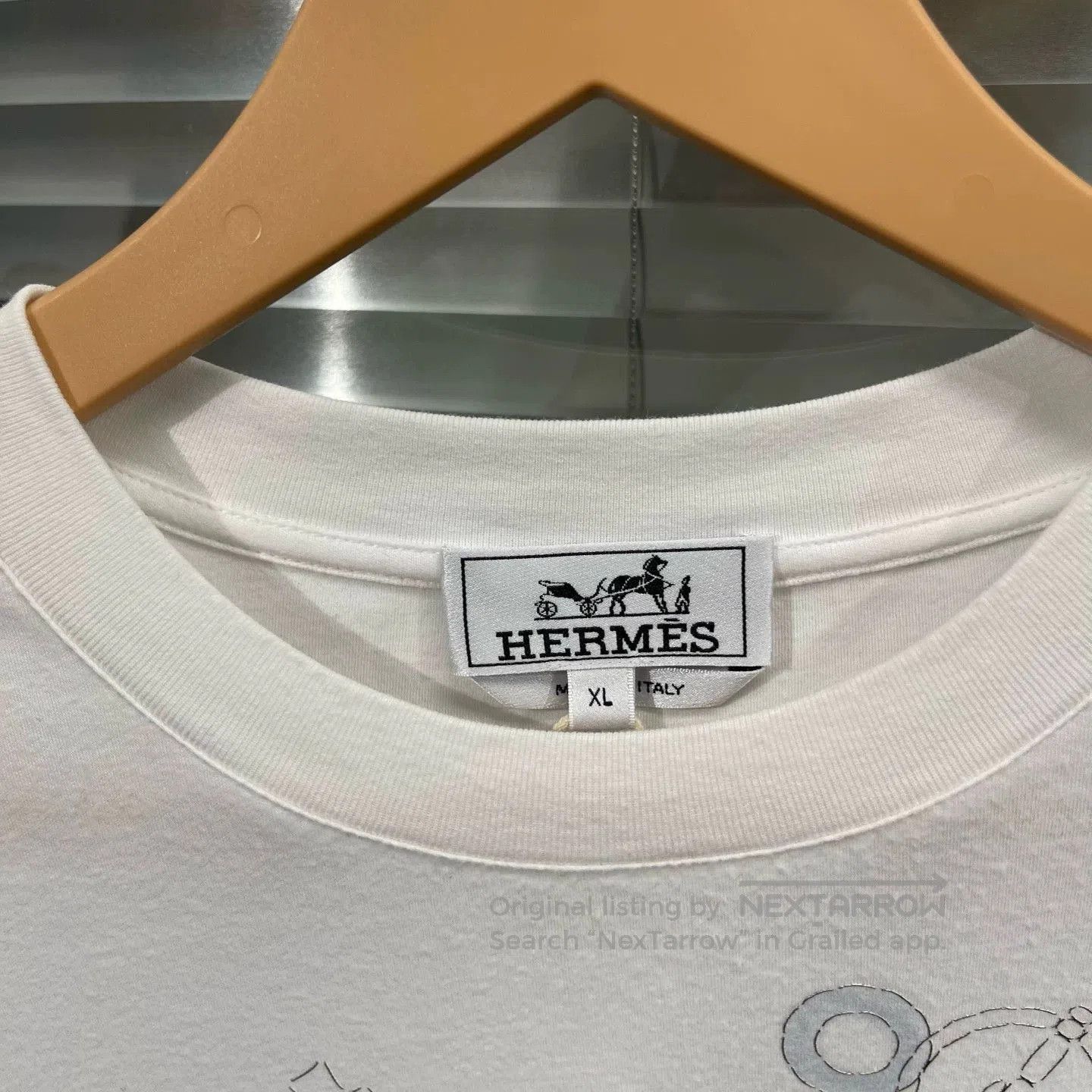 Hermes Multi-Print Short Sleeve T-Shirt - XL. Size US XL / EU 56 / 4 - 3 Thumbnail