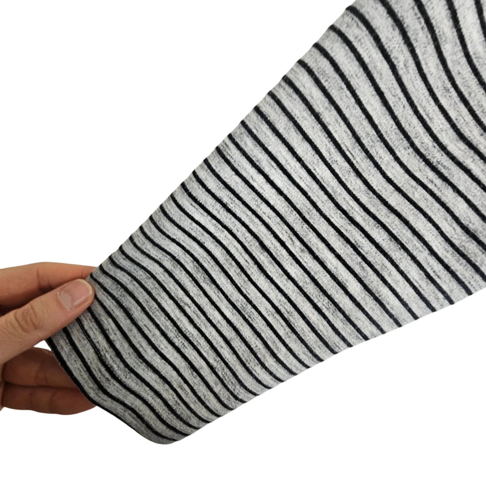 Duluth Trading Company Duluth Trading Co. Sweater w Pockets Gray Black Striped M Size M / US 6-8 / IT 42-44 - 5 Thumbnail