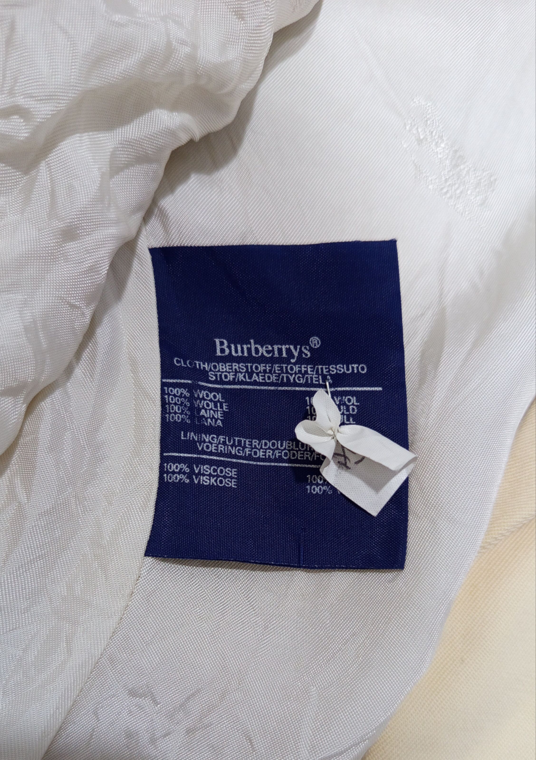 Burberry Vintage 90's Burberry Double Breasted Wool Blazer Size US M / EU 48-50 / 2 - 7 Thumbnail