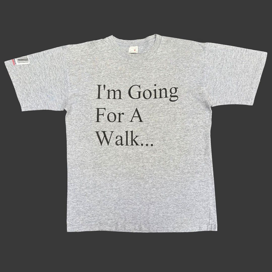 Bad Religion 1996 90s Vintage Grey Race Going Walk T-Shirt