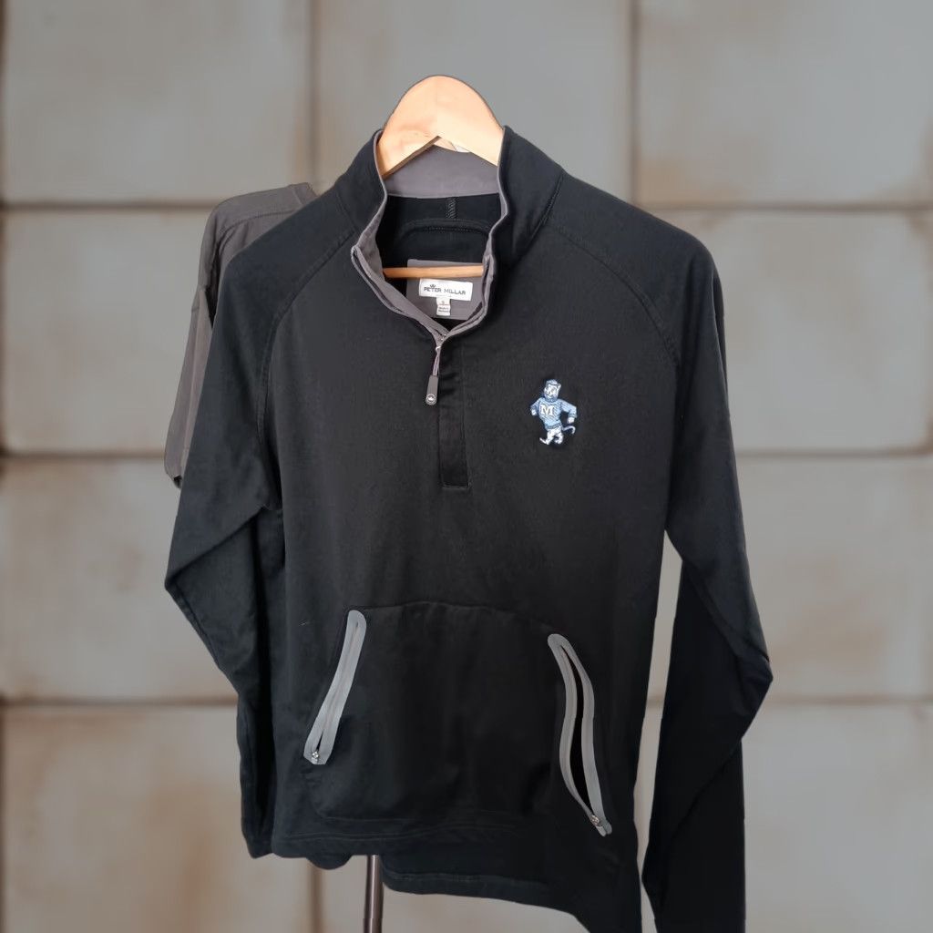 Peter Millar Peter Millar Sweater Pullover Half Zip Embroidered Size S Black Mens Size US S / EU 44-46 / 1 - 1 Thumbnail