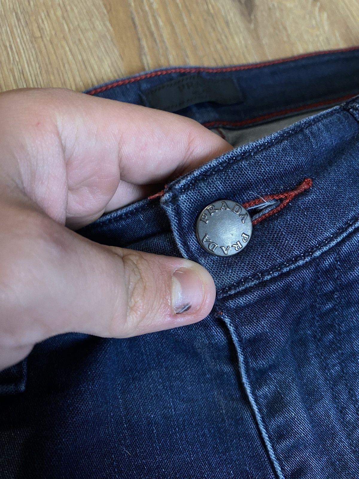 Prada Prada Black Tab Denim Jeans Size US 34 / EU 50 - 8 Thumbnail