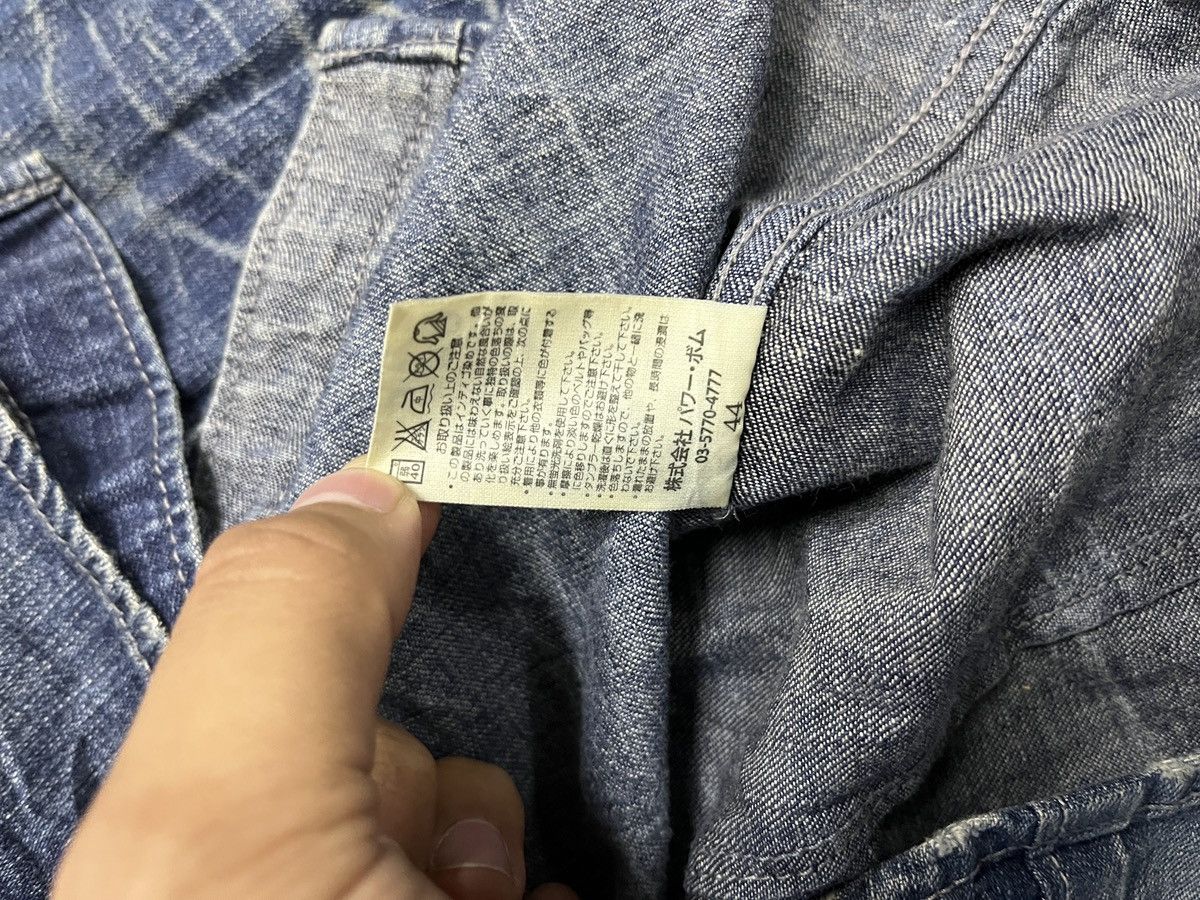 GOSTAR DE FUGA Gostar De Fuga Indigo Chambray Denim Western Shirt Size US S / EU 44-46 / 1 - 10 Thumbnail