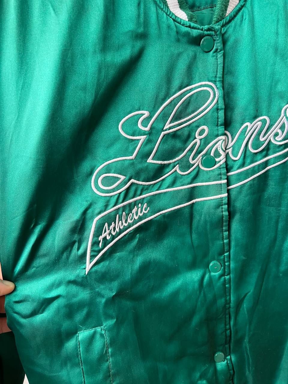 NFL DETROIT LIONS ATHLETIC NFL FBS UNISEX BOMBER JACKET SIZE S Size US S / EU 44-46 / 1 - 6 Thumbnail