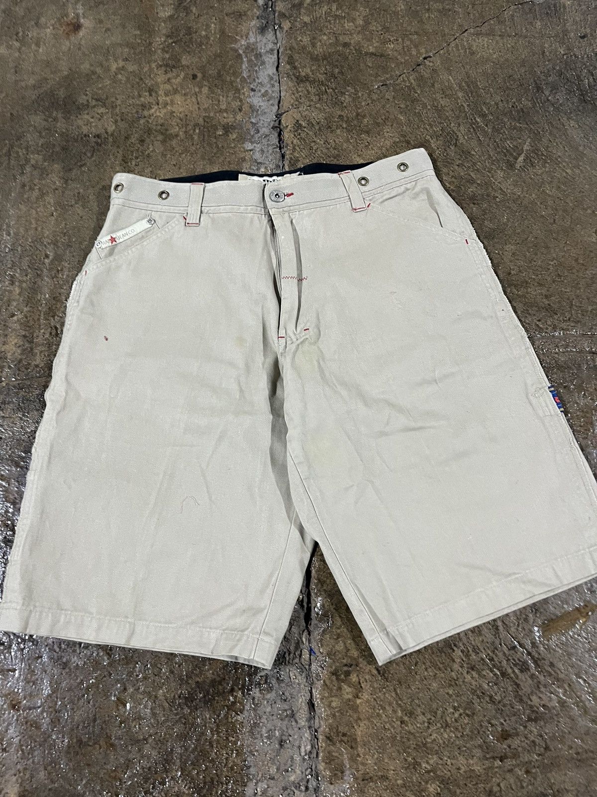 Carhartt × JNCO × Vintage Crazy Vintage Y2K Raider Carpenter Shorts Baggy Skater JNCO Size US 32 / EU 48 - 9 Thumbnail