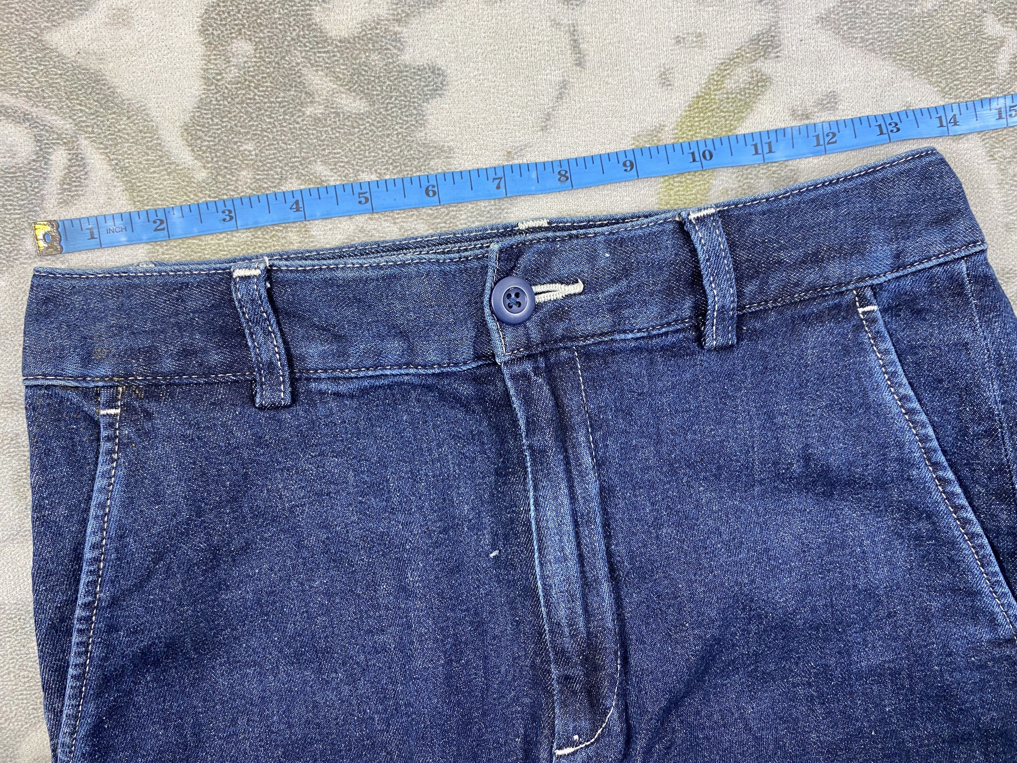 Japanese Brand Dark Blue Uniqlo Flare Jeans 27x28.5 Denim- JN3863 Size US 27 - 5 Thumbnail