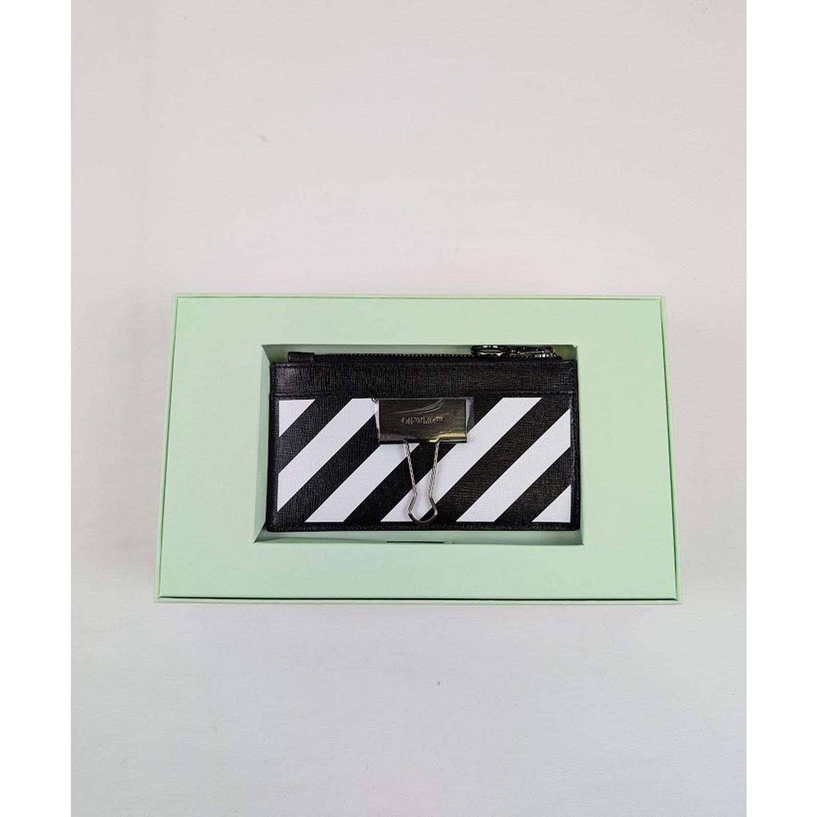 Off-White o1rshd1 Size: OS / Binder Zipped Card Case in Black/White Size ONE SIZE - 6 Thumbnail