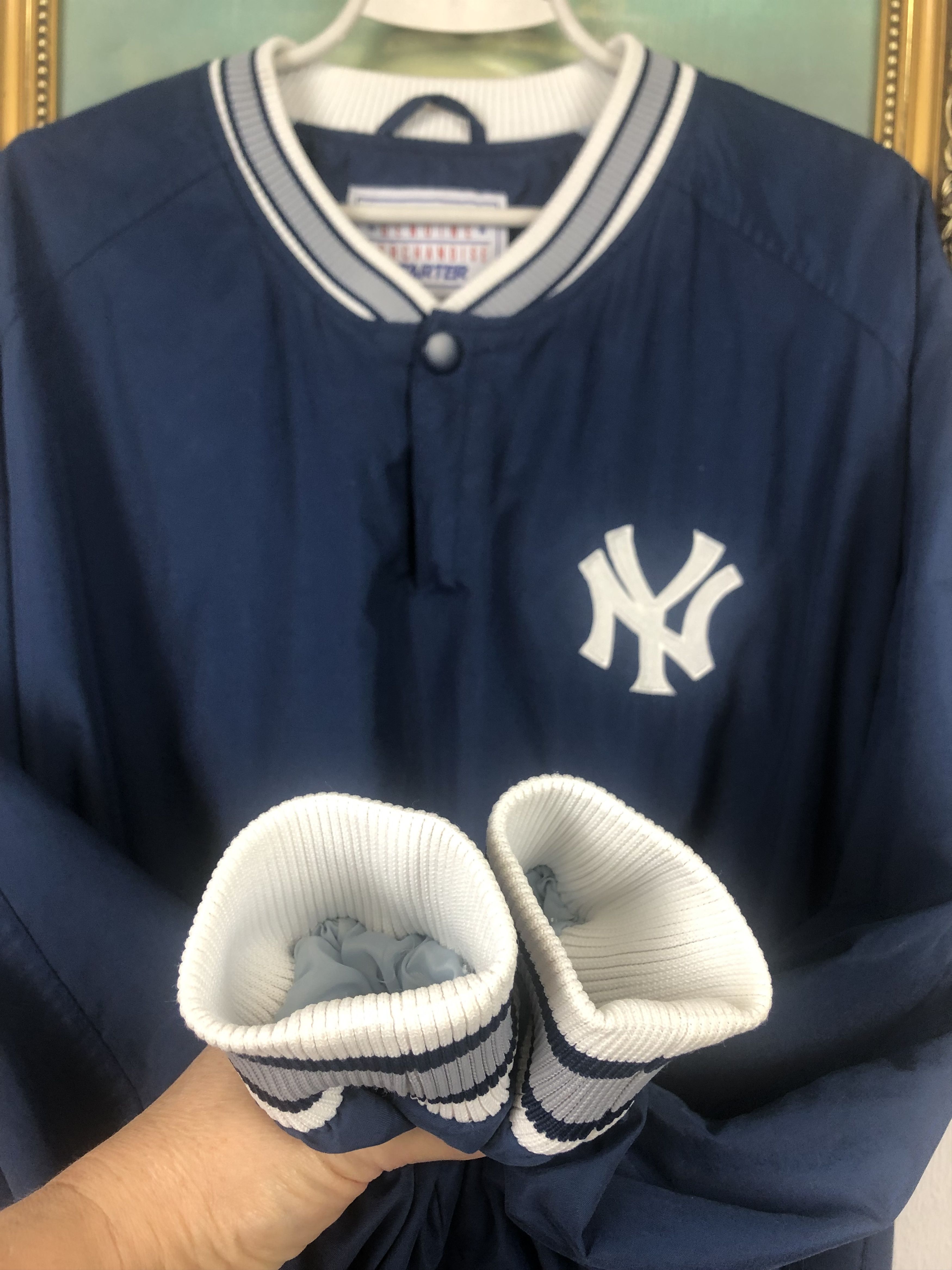 Starter Vintage New York Yankees Baseball MLB Starter Jacket Rare Size US L / EU 52-54 / 3 - 11 Thumbnail