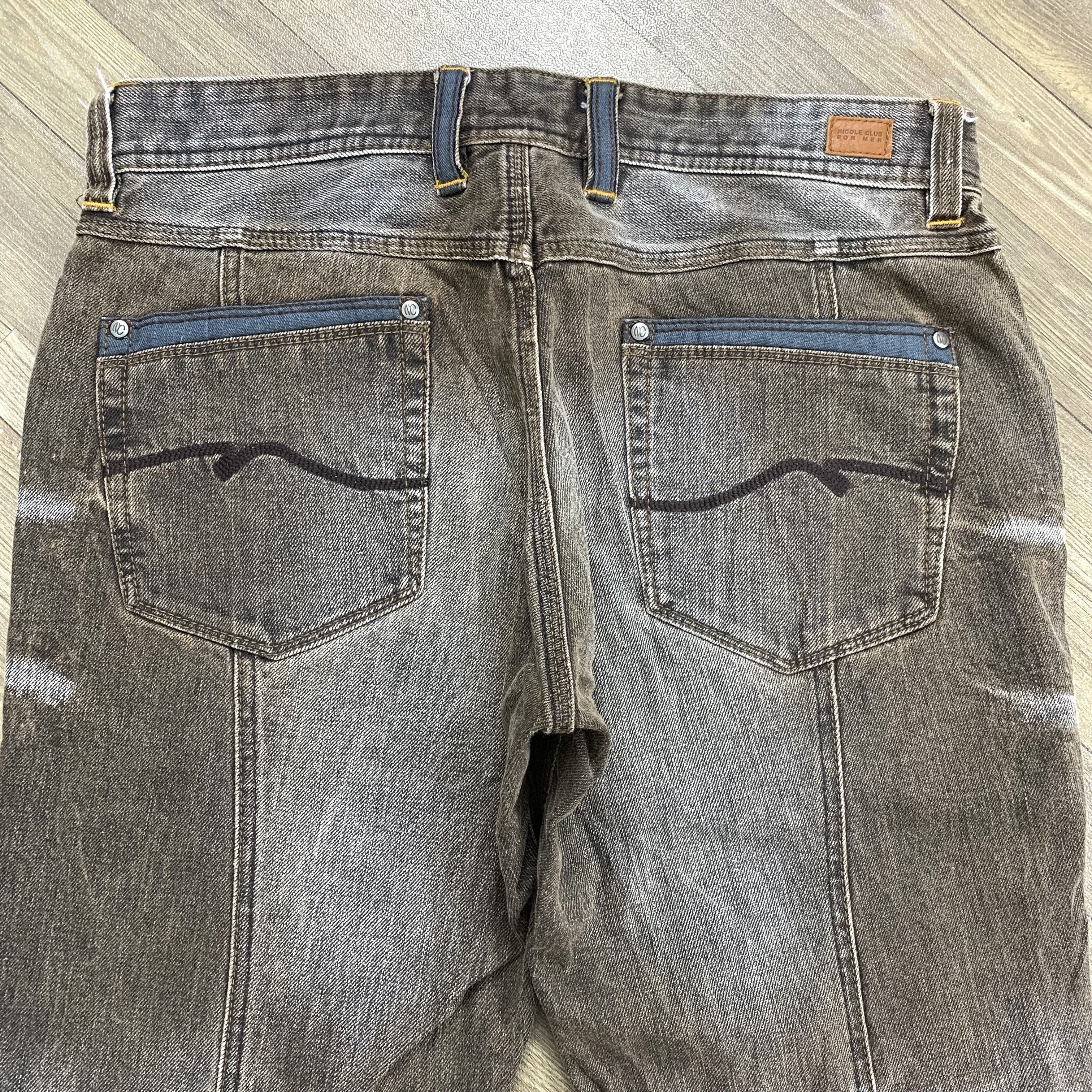 If Six Was Nine × Japanese Brand × Le Grande Bleu (L.G.B.) 2000’s Nicole CFM Clawmark Denim Pants Size US 32 / EU 48 - 11 Thumbnail