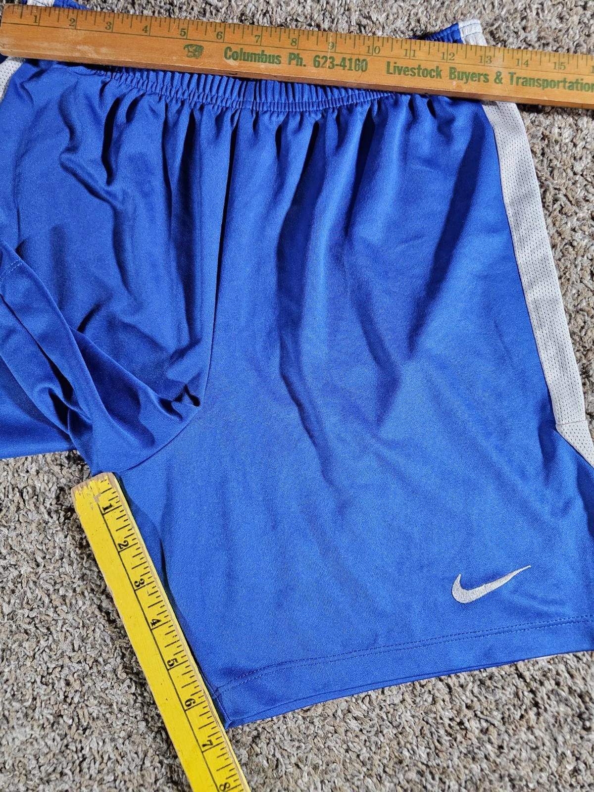 Nike Nike Drifit Kids Small Blue Athletic Shorts Size US 26 / EU 42 - 3 Thumbnail