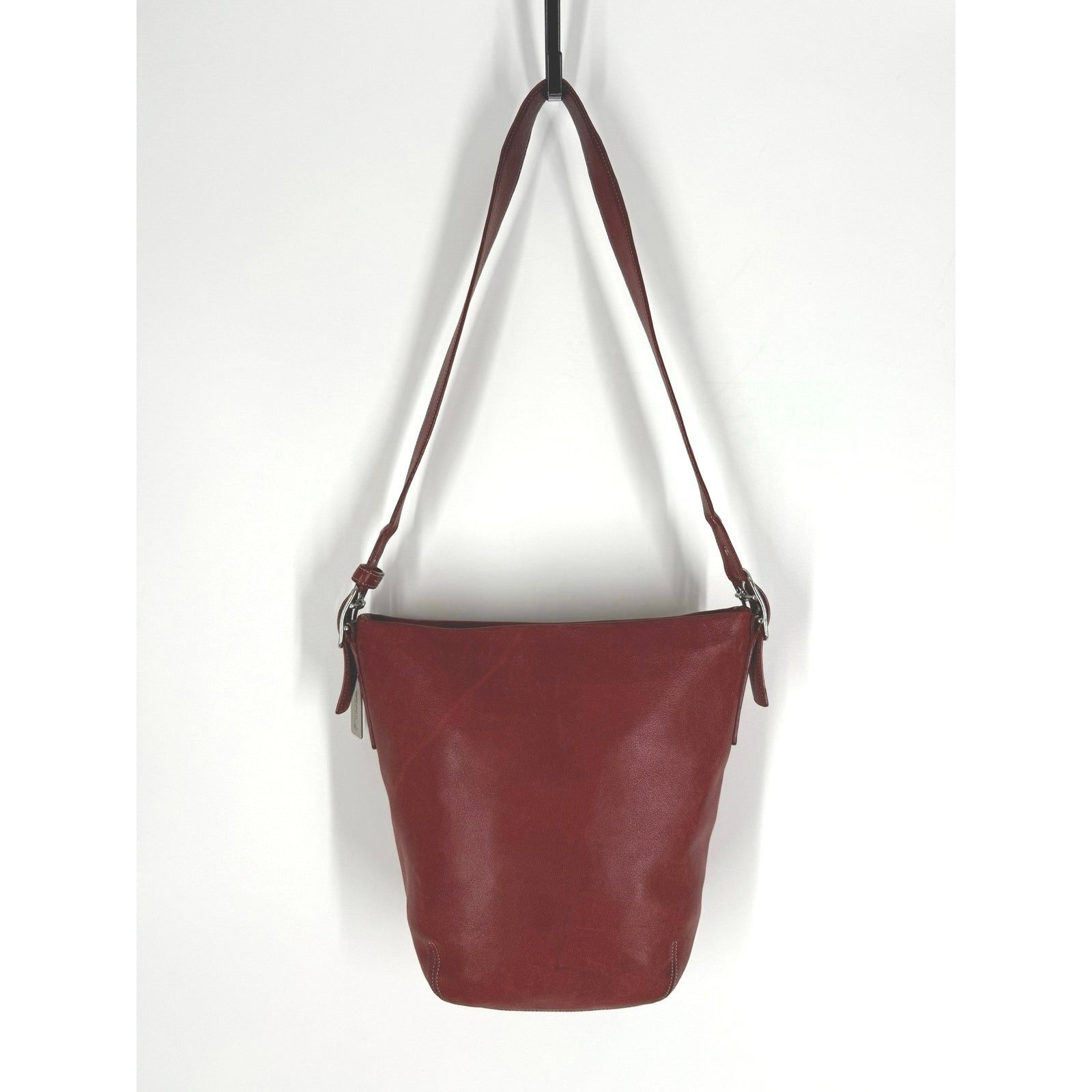 Coach Vintage COACH Legacy Soho Soft Red Leather Bucket Bag 9186 Size ONE SIZE - 13 Thumbnail