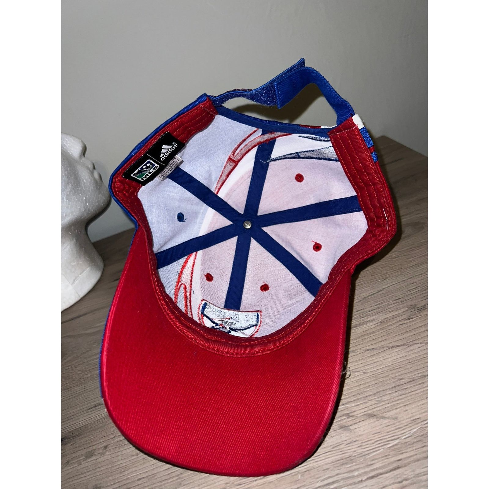 Adidas FC Dallas Hat Adidas Blue Red Soccer Futbol MLS Cap Headwear Size ONE SIZE - 6 Thumbnail